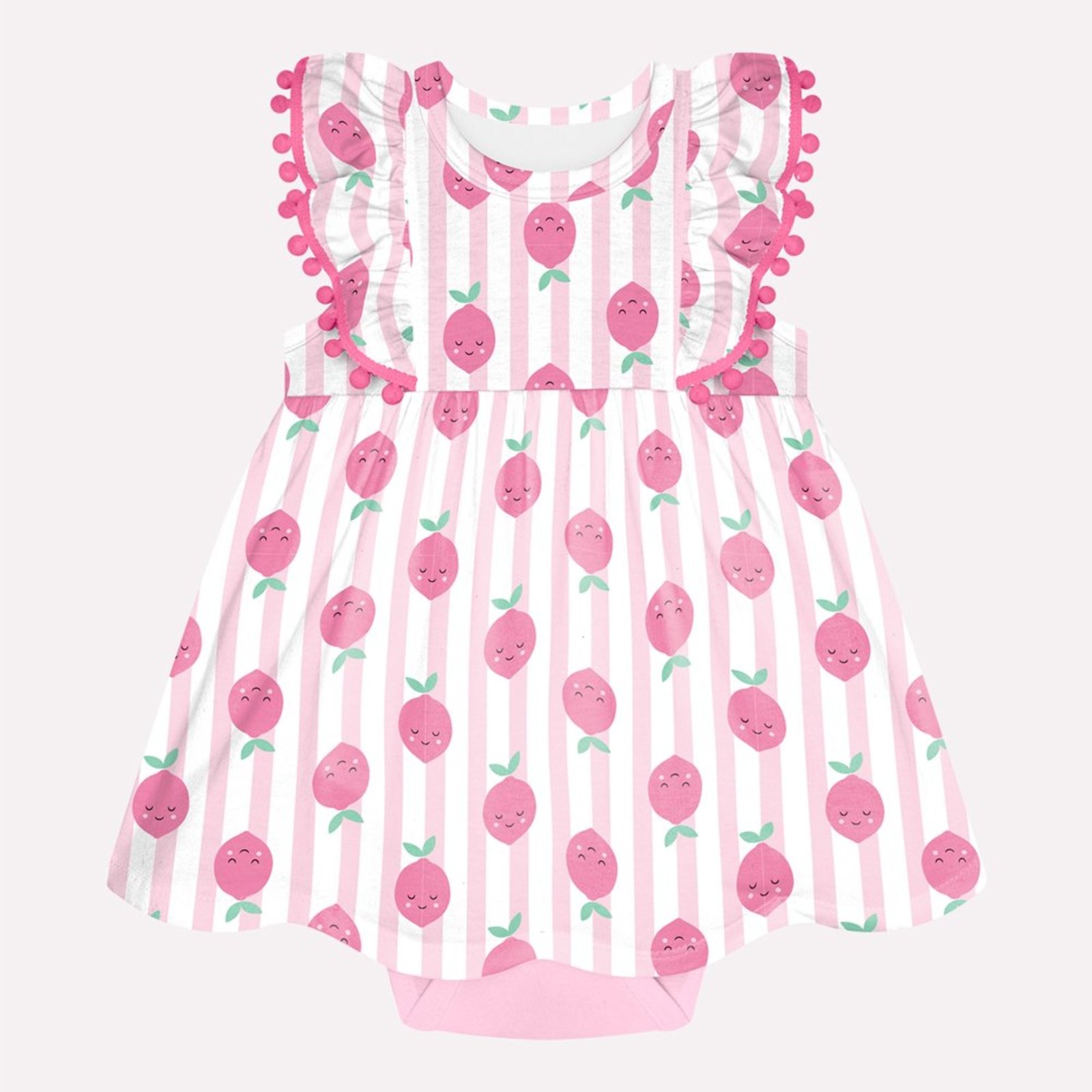 Infantil - Vestido Menina Frutas Kyly