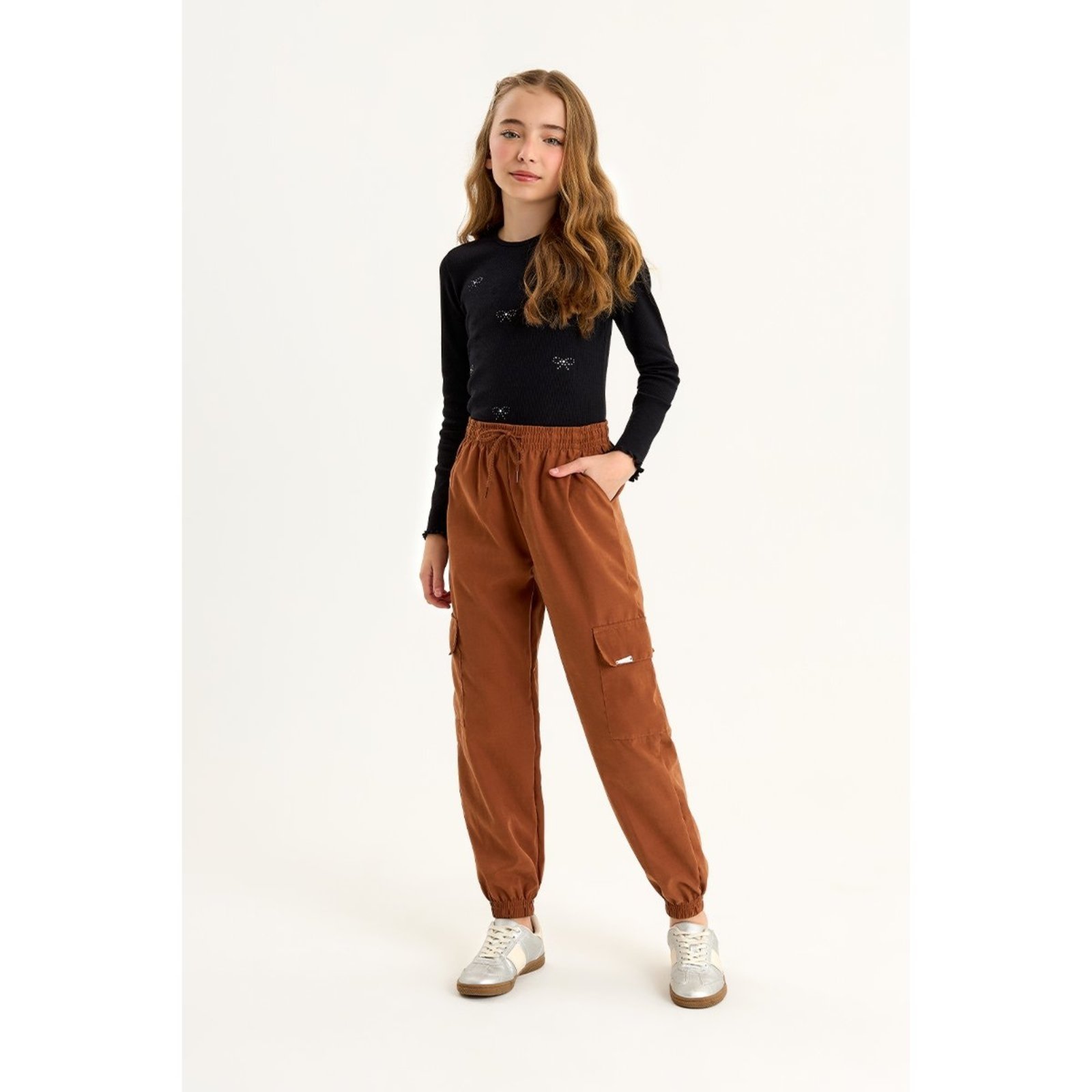 Infantil - Calça Menina Jogger em Nylon
