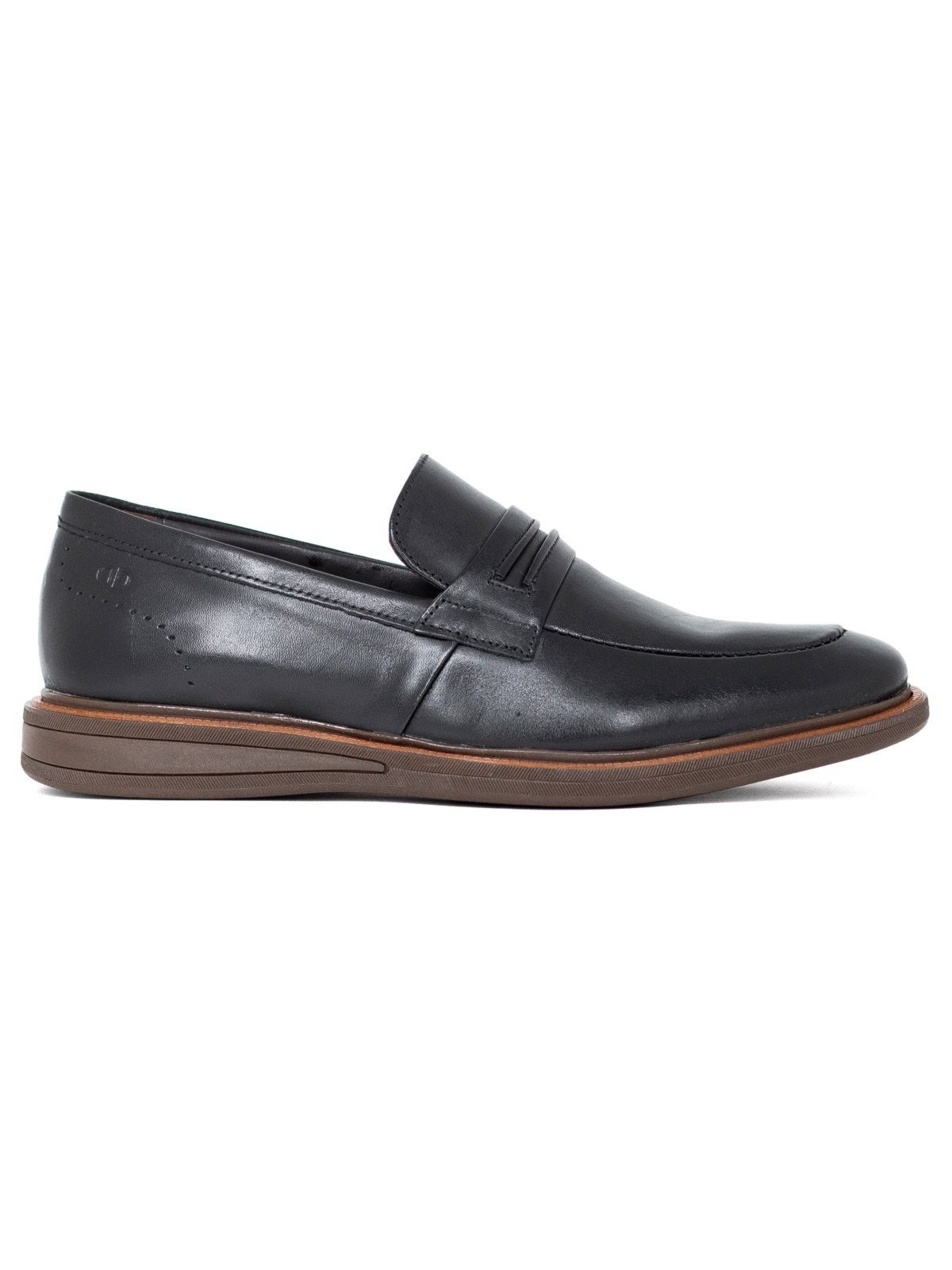 Sapato Masculino Democrata Metropolitan Bay Couro Confortável Preto