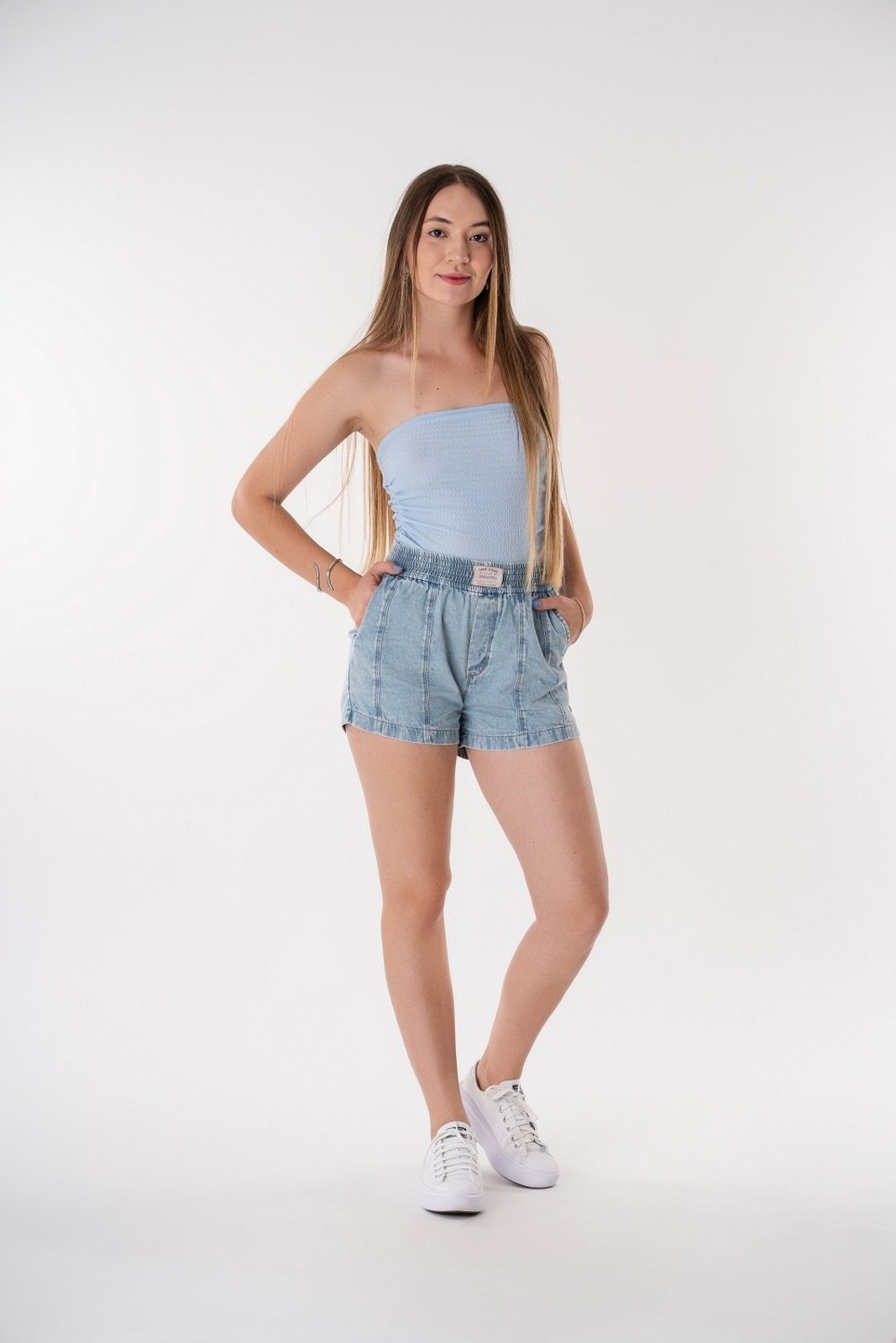 SHORTS JEANS FEMININO JOGGER