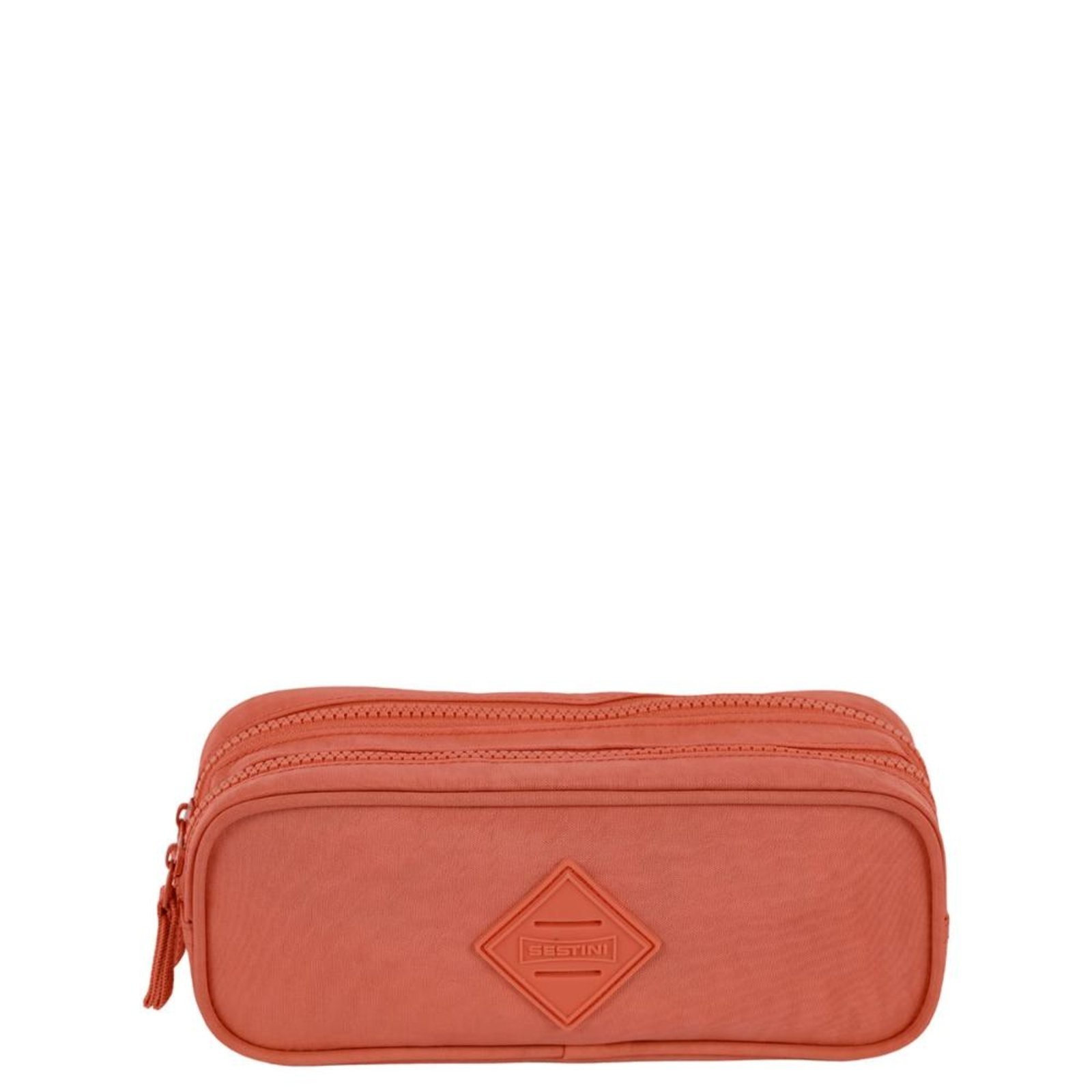 Infantil – Estojo 2 Compartimentos Crinkle Laranja – Apricot Laranja