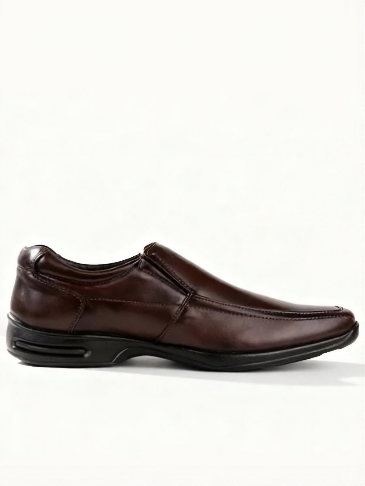 Sapato Social Masculino Mocassim Loafer Sapatofran Ortopédico Slip On Antistress Casual Café