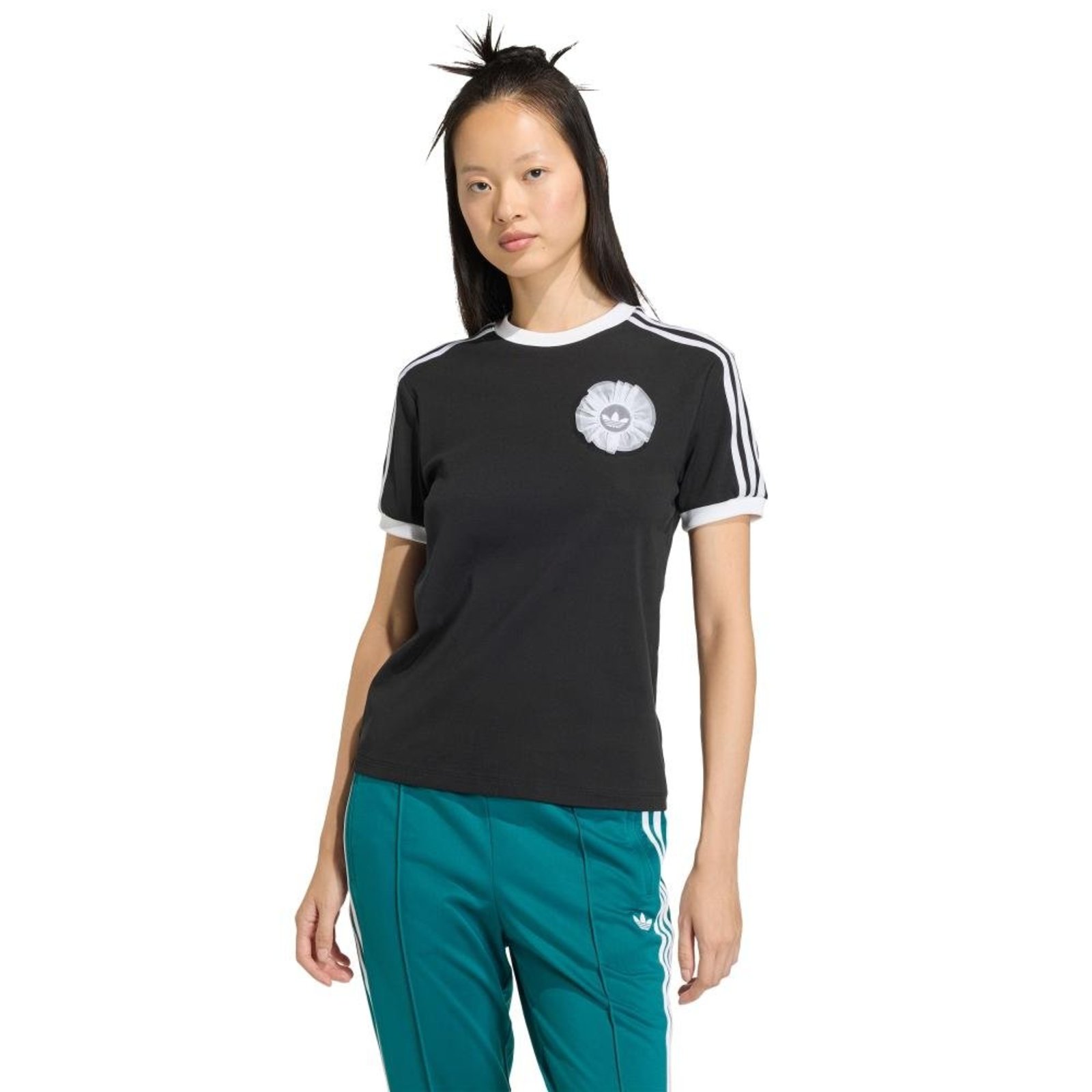 Camiseta adidas ORIGINALS LACE BRANDING PV adidas Originals Preto