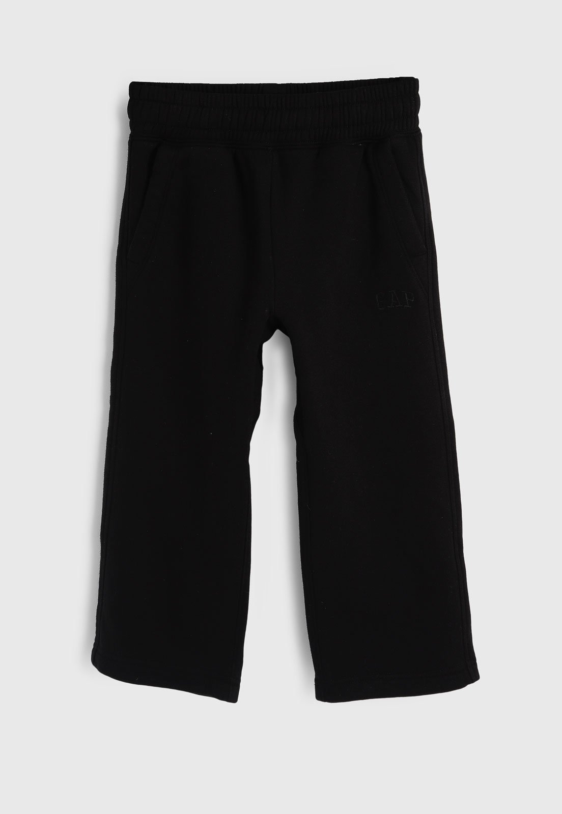 Infantil – Calça Moletom GAP Logo Bordado Preta
