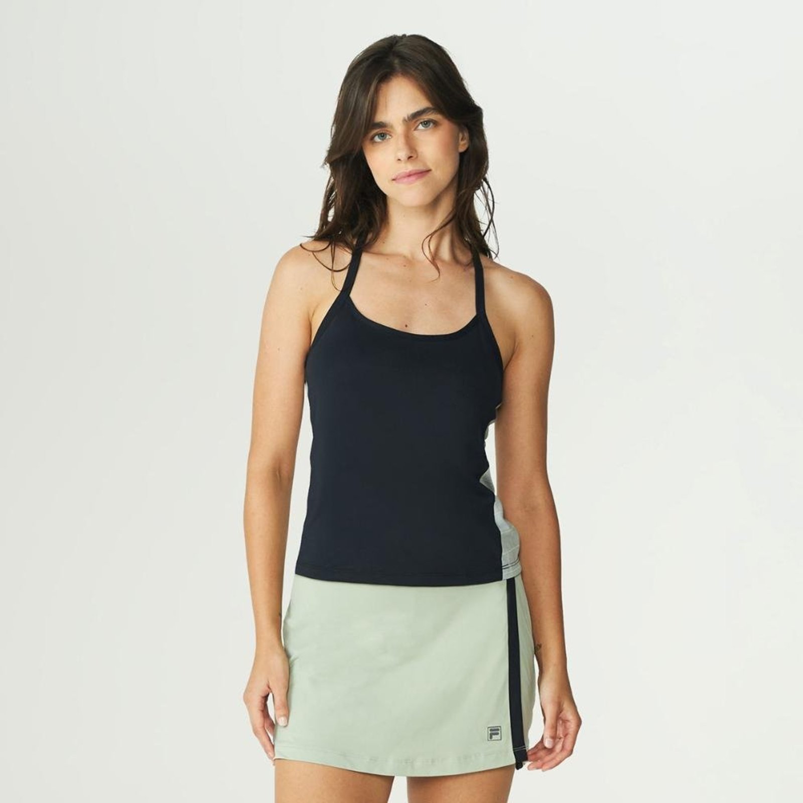 Regata Fila Grid Match Feminina Preto