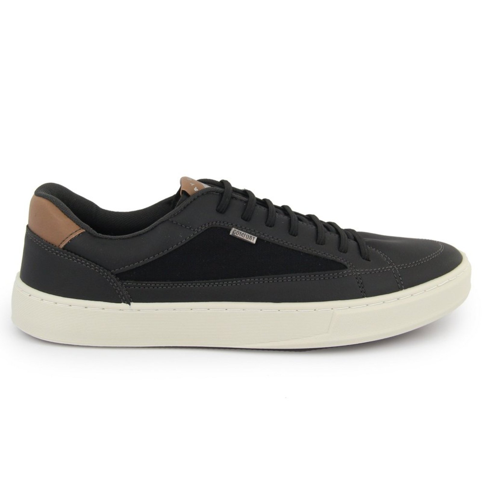 Sapatênis Masculino Casual Tenis Confortavel Preto
