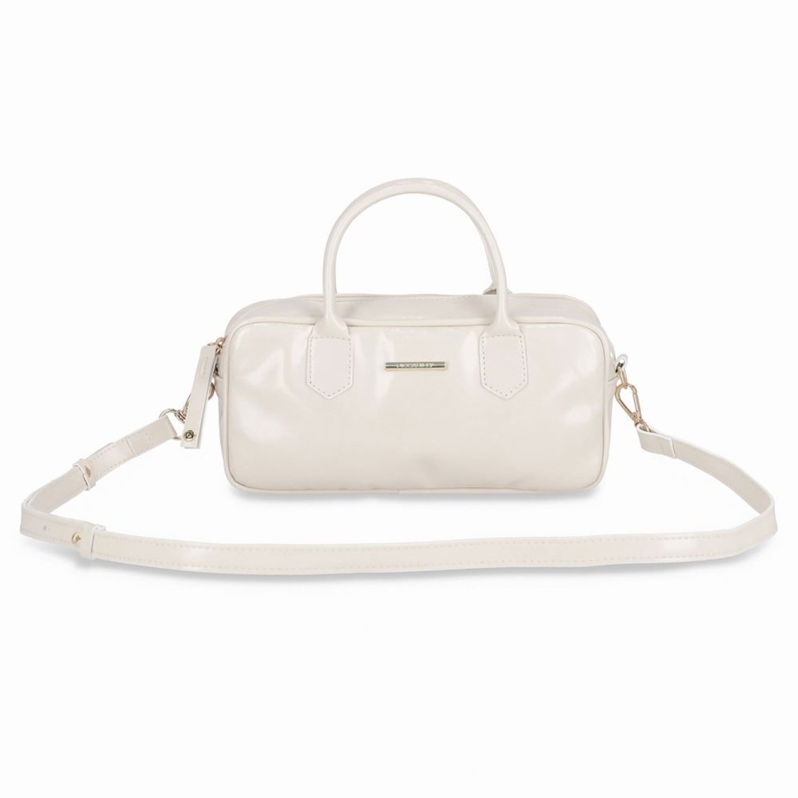 Bolsa Malu Crossbody Pequena Off White