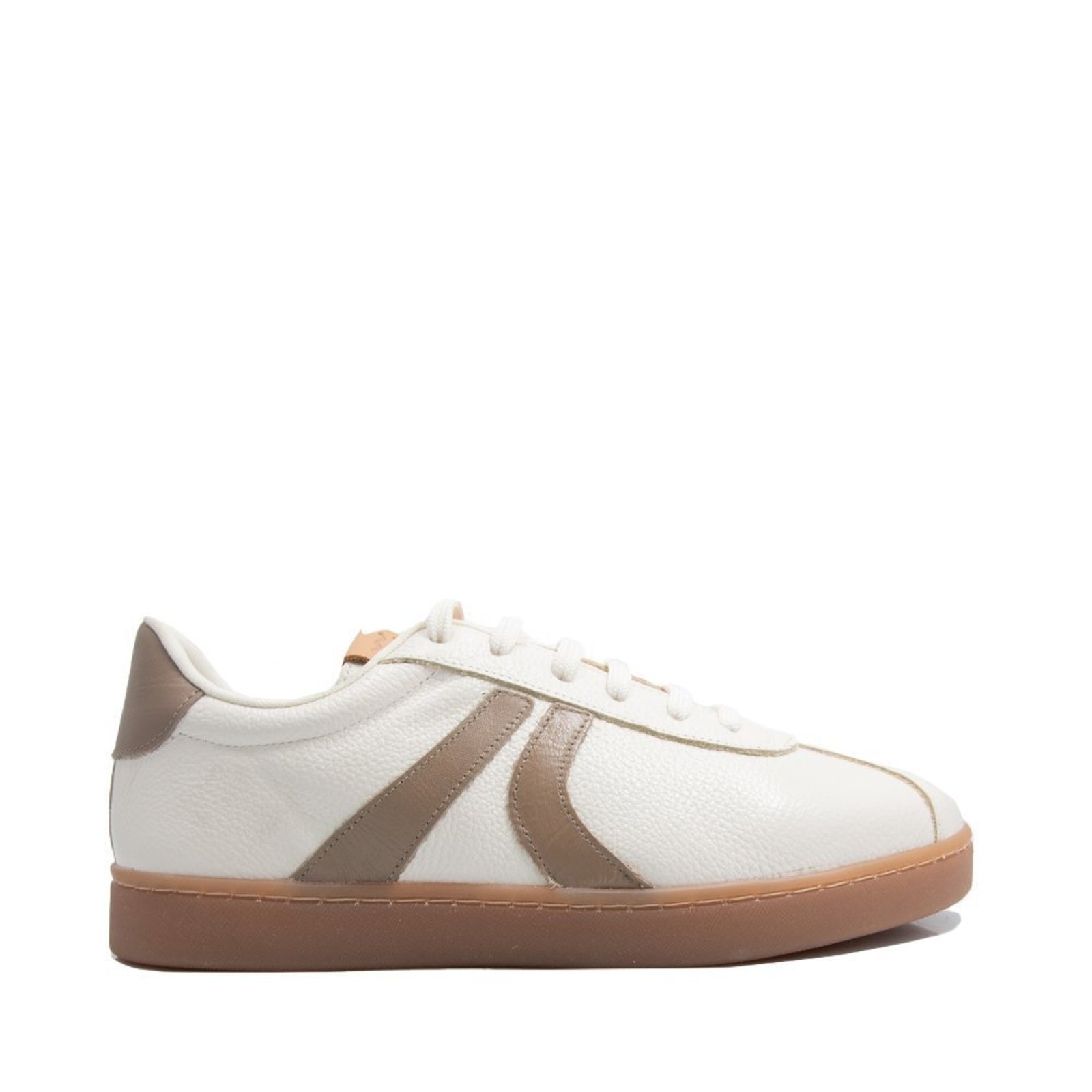 Tenis Via Comfort Couro Marfim VIA COMFORT Bege