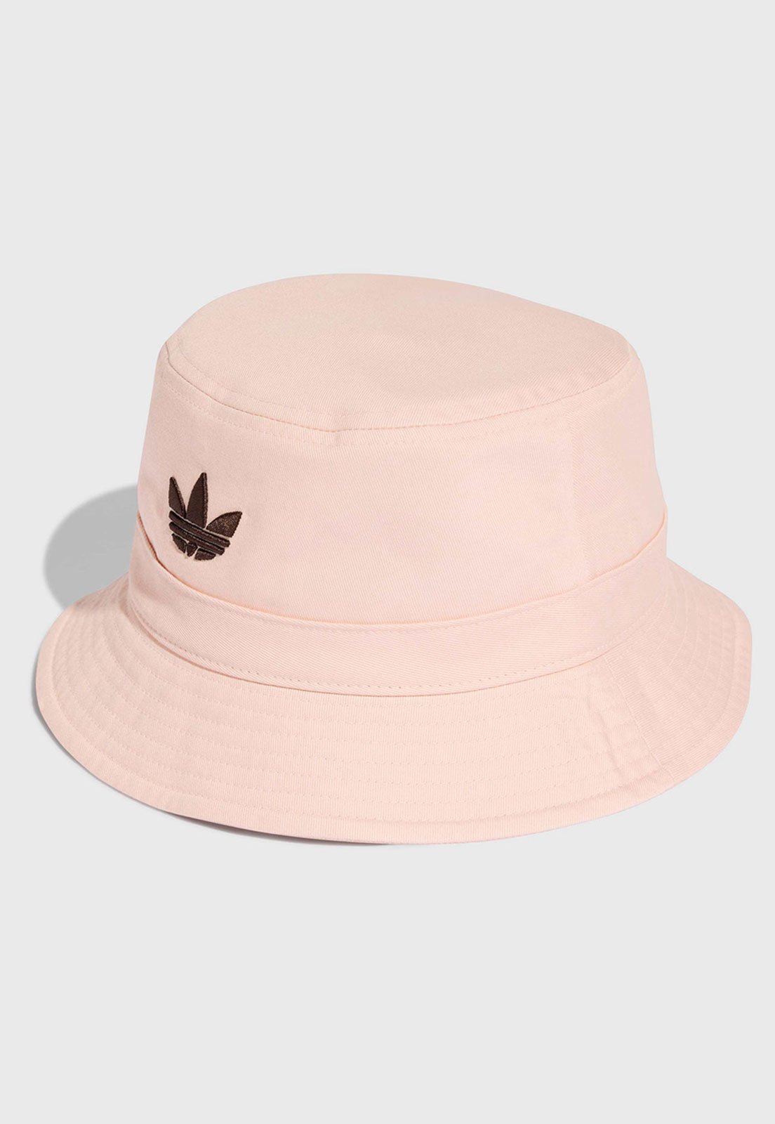 Vista 2 Chapéu Unissex adidas Originals Bucket Trefoil rosa adidas Originals rosa