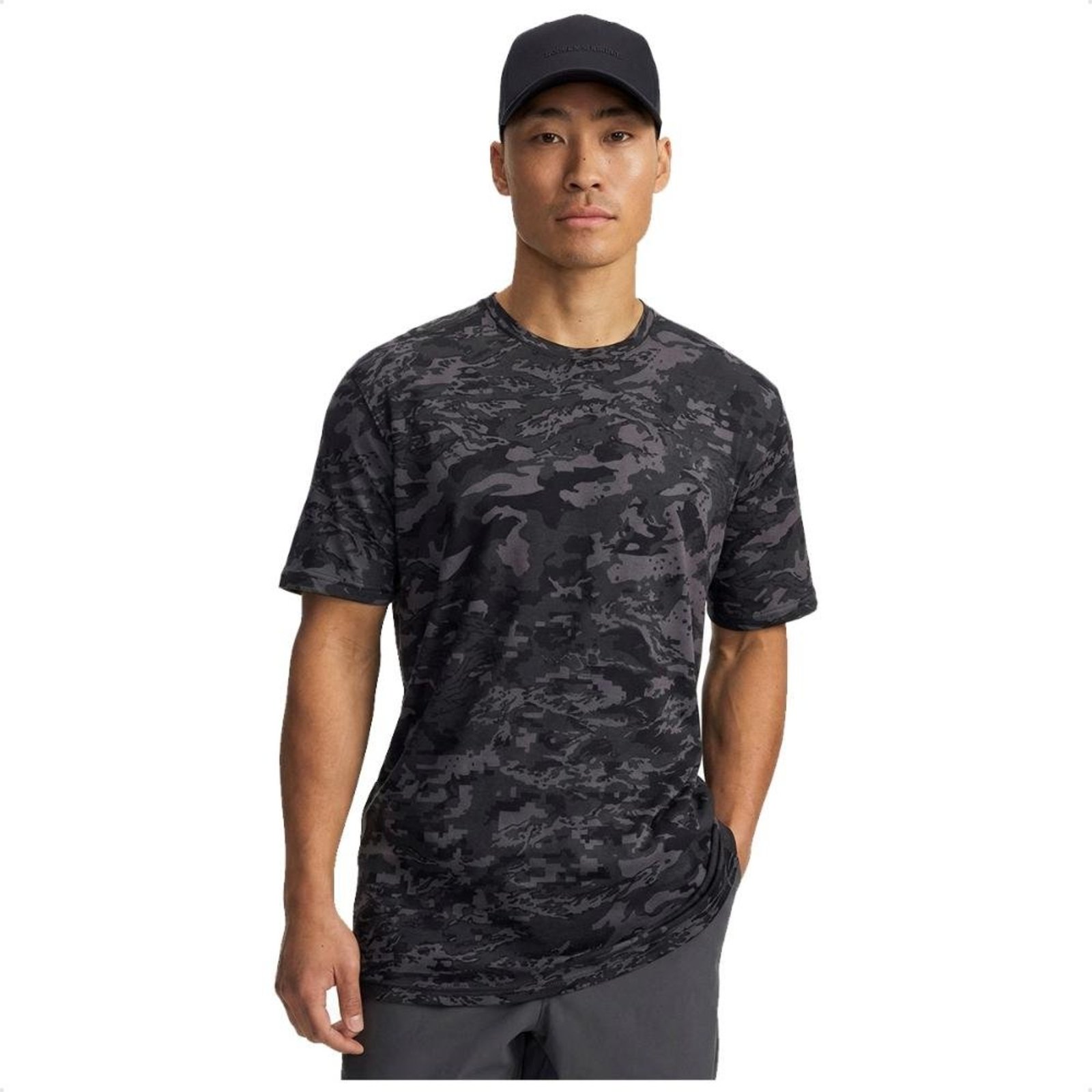 Camiseta Under Armour ABC Camo SportStyle Masculina Preto