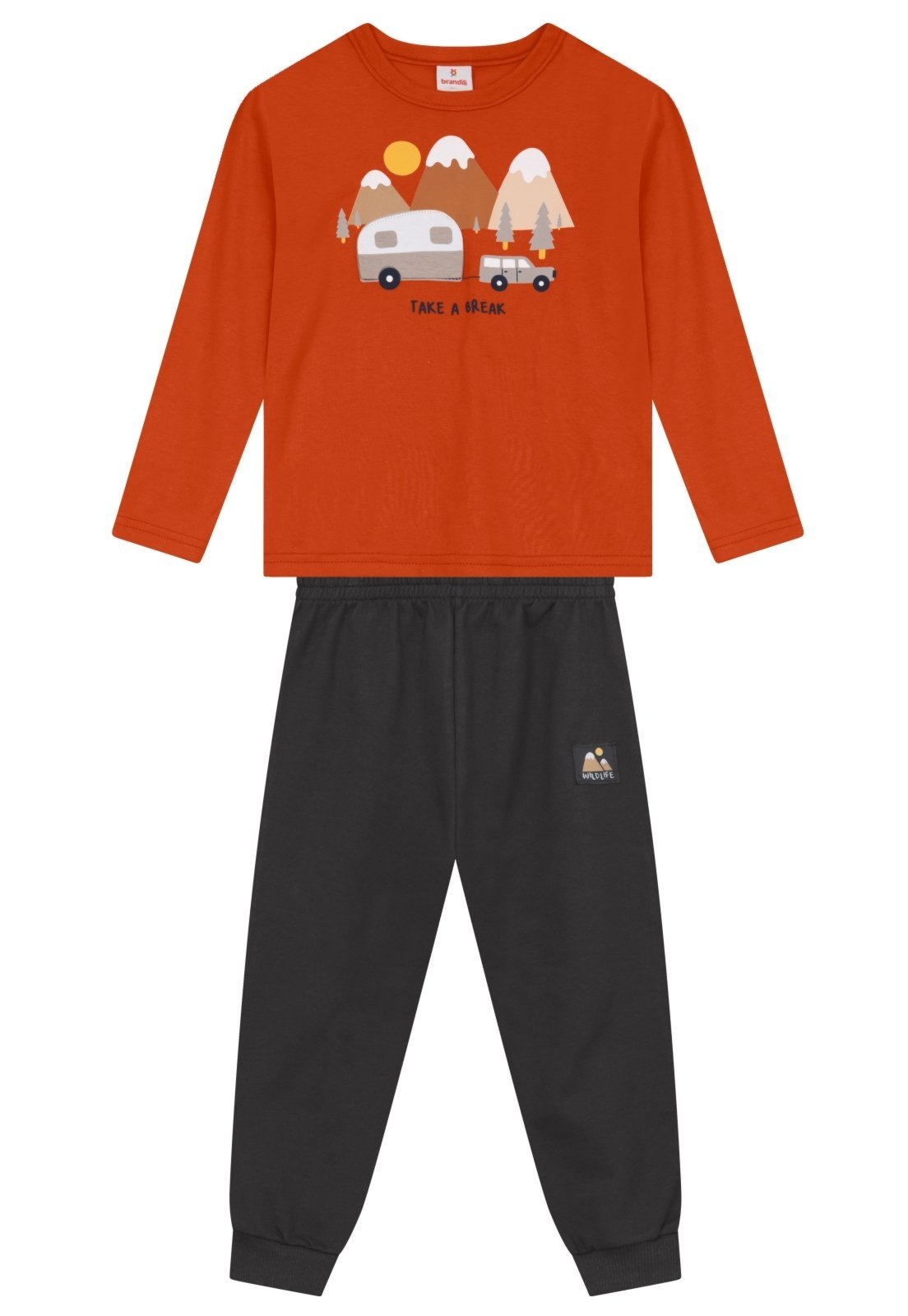 Infantil - Conjunto menino de montanha Brandili