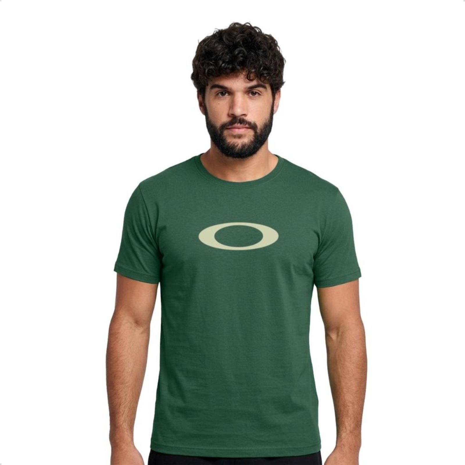 Camiseta Oakley Masculina O-Ellipse Tee Casual Verde