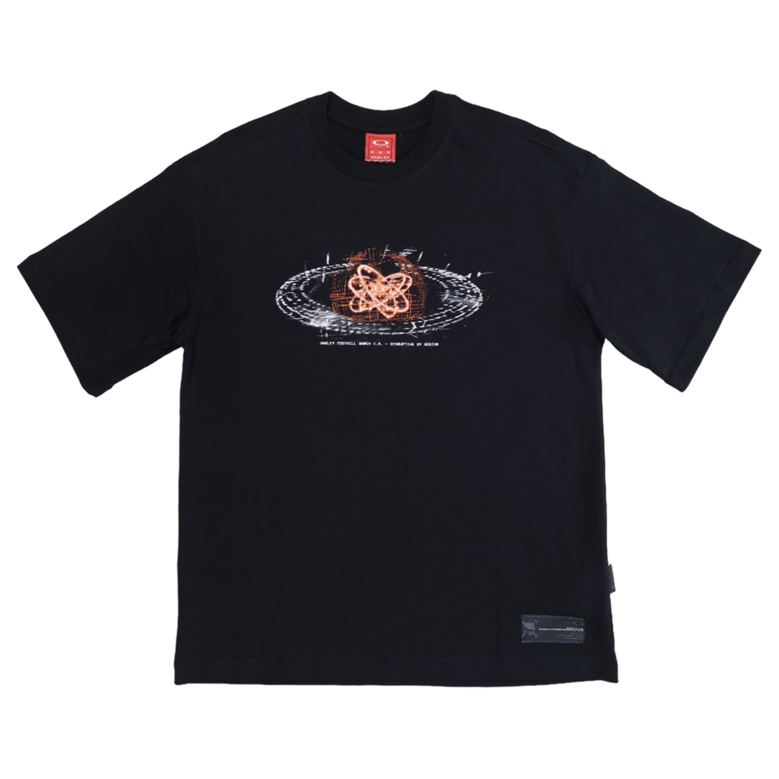 Camiseta Masculina Oakley DNA Hologram SS Tee Blackout