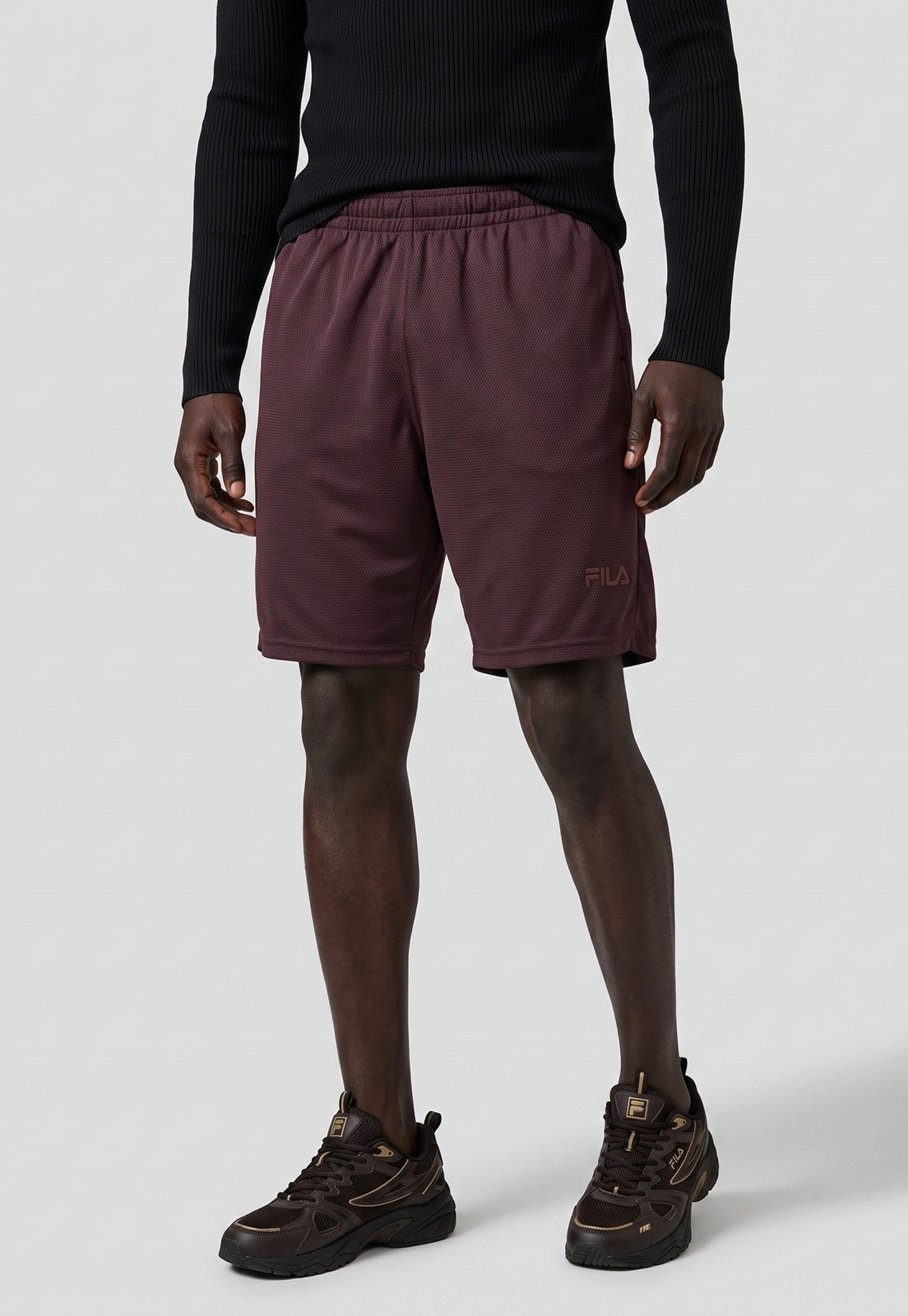 Bermuda Masculina Fila Sport 7.5 Vinho