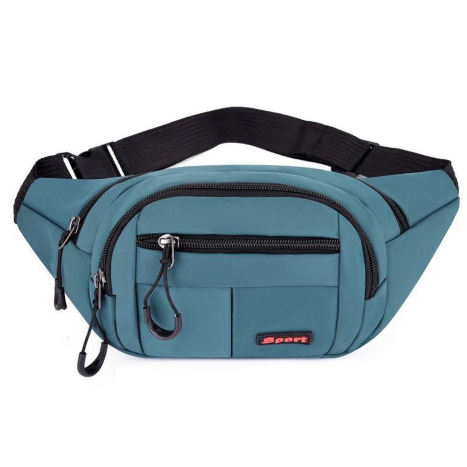 Pochete Masculina Bolsa de Cintura Shoulder Bag Impermeável Multiuso Star Shop Verde