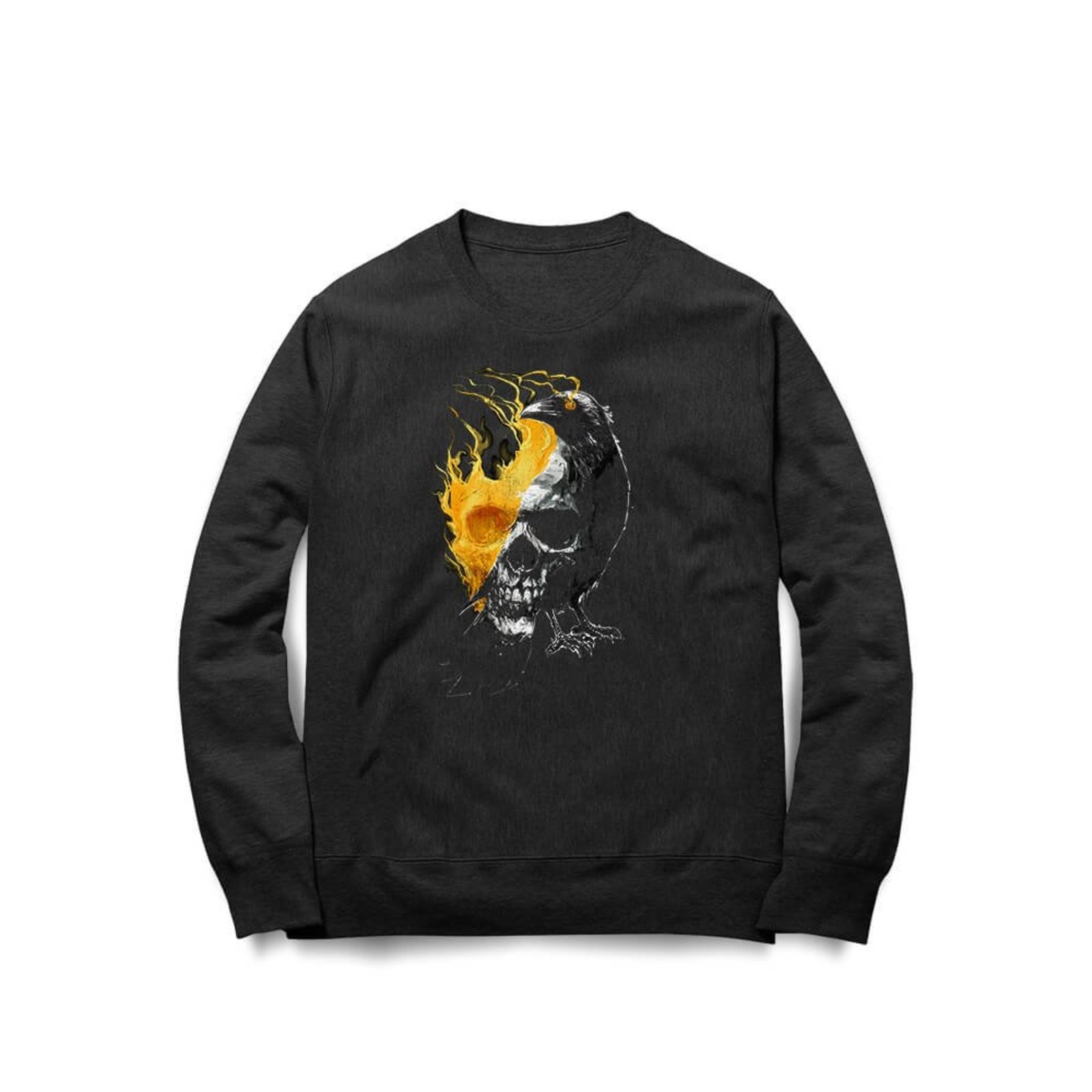 Moletom Skull Crown - Preto - Casual - Studio Geek