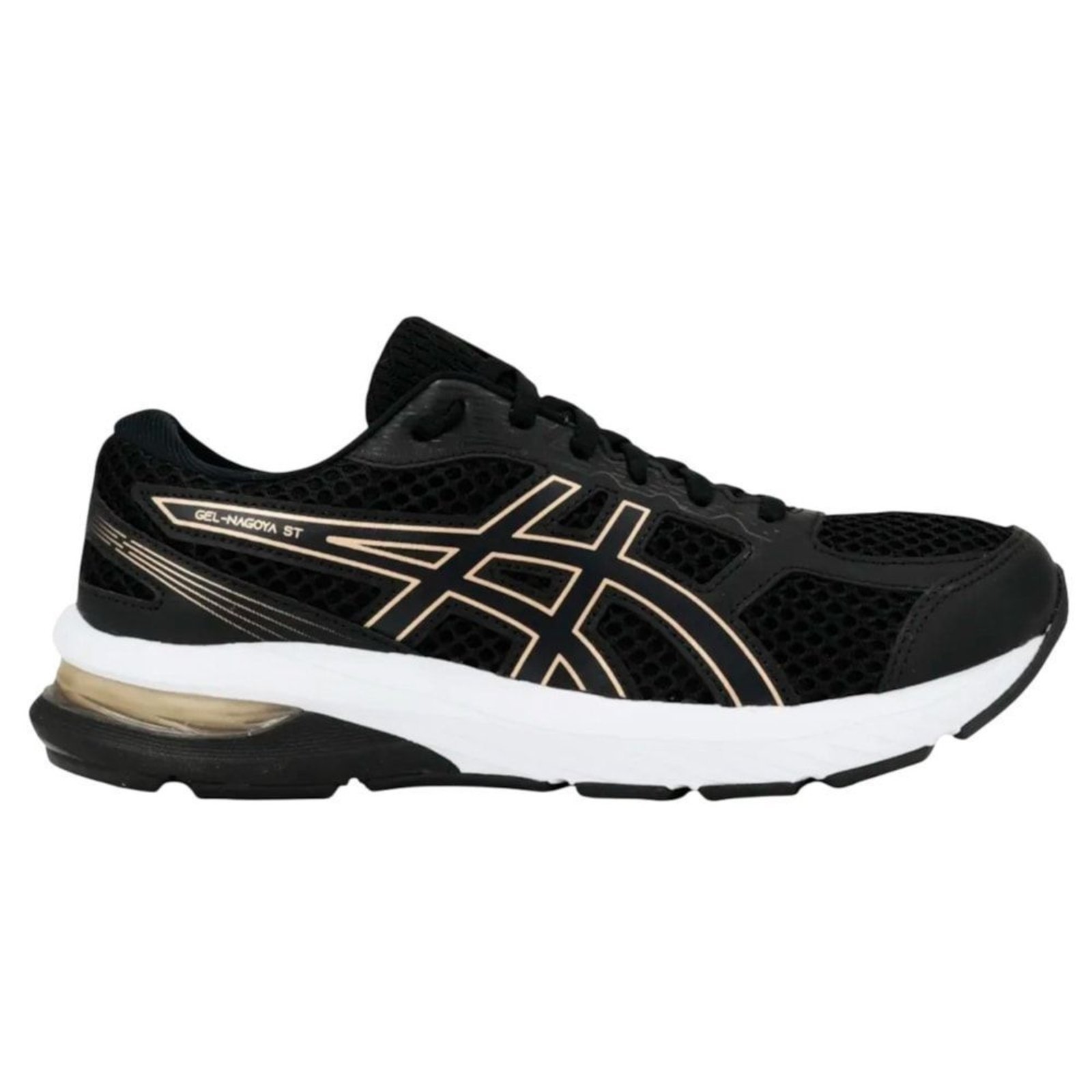 Tênis Asics Gel-Nagoya ST Feminino - Preto - asics