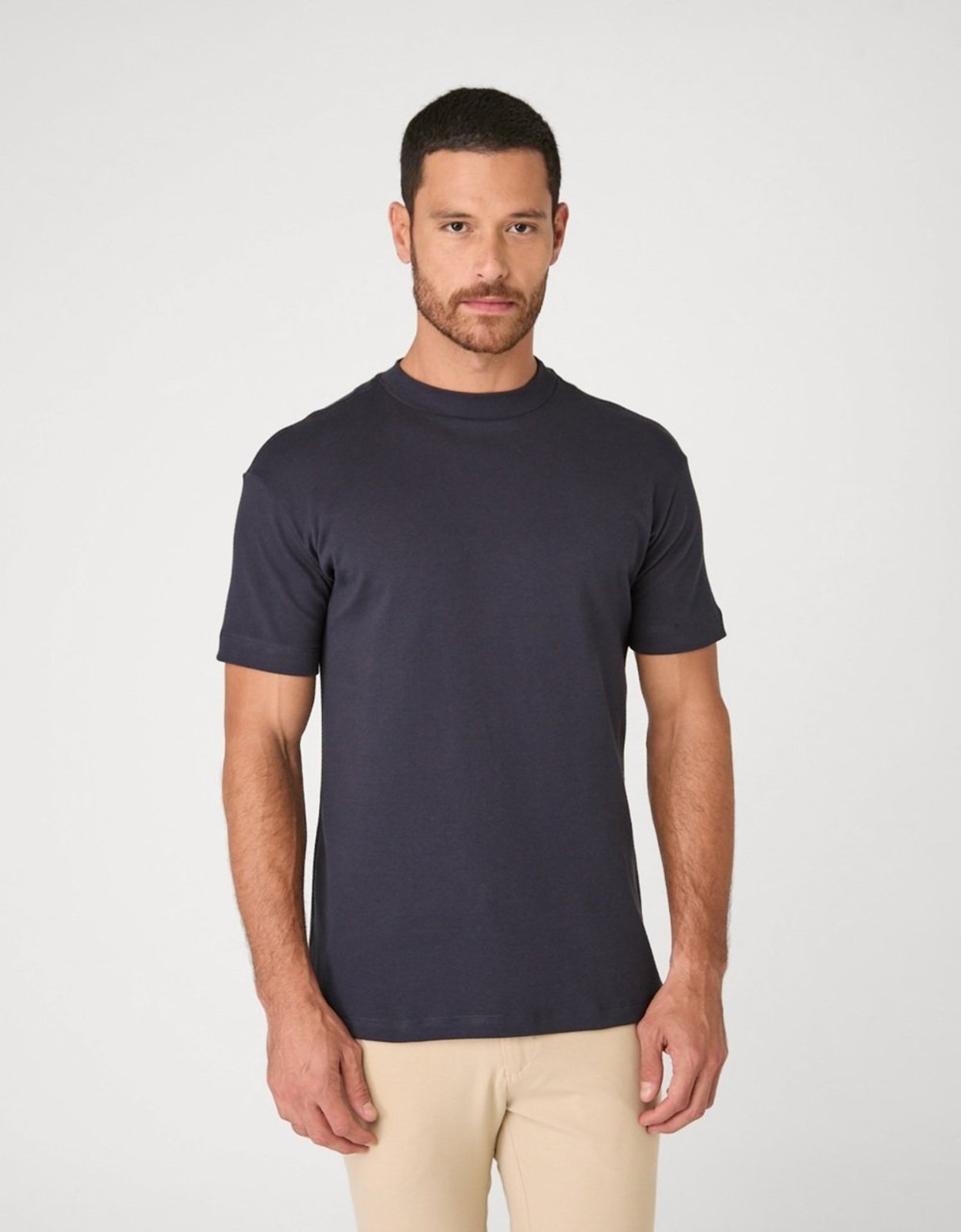 Camiseta Tailor's Premium Gola Alta Azul