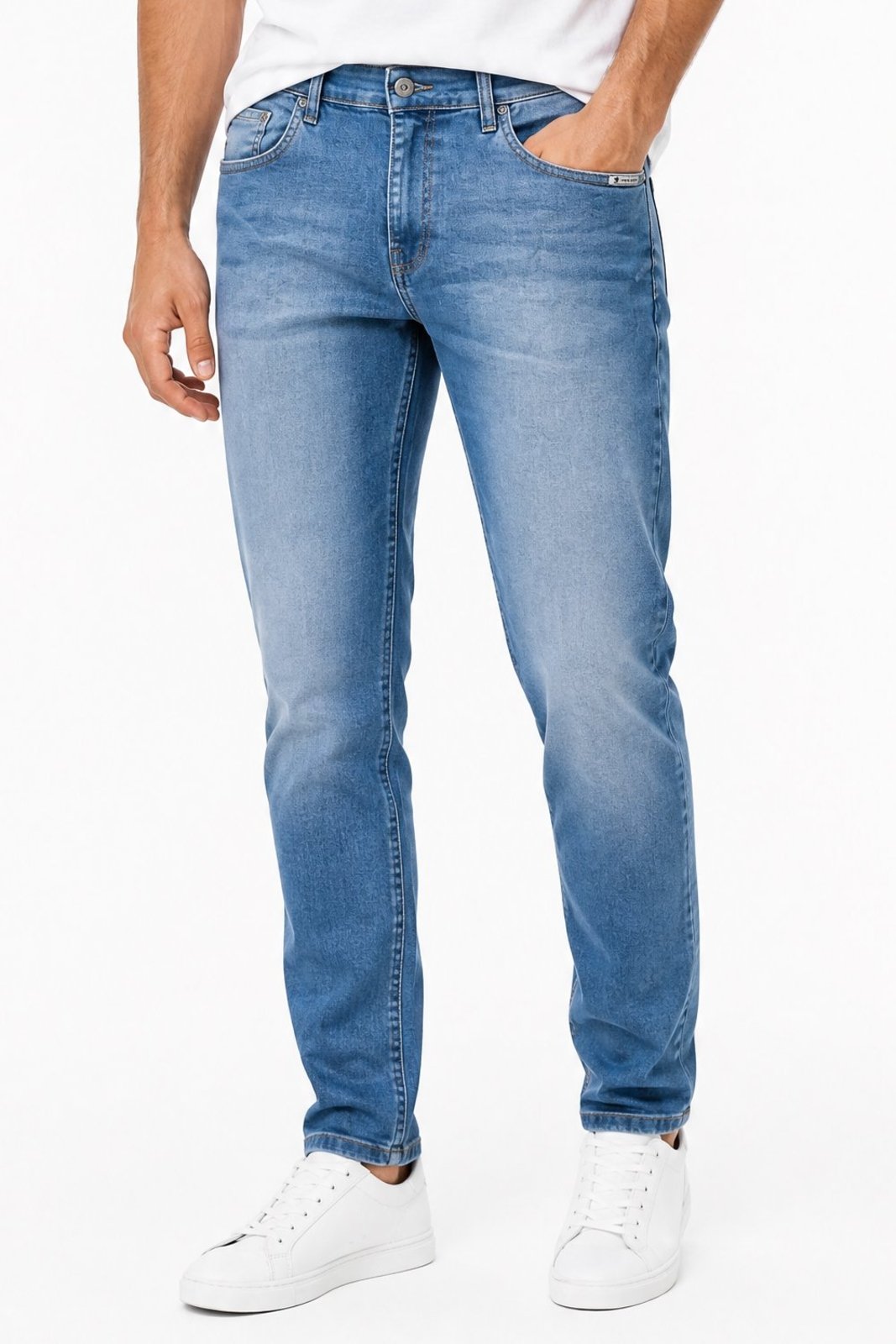 Calça Jeans Regular Básica Sofisticada Polo Wear Jeans Médio