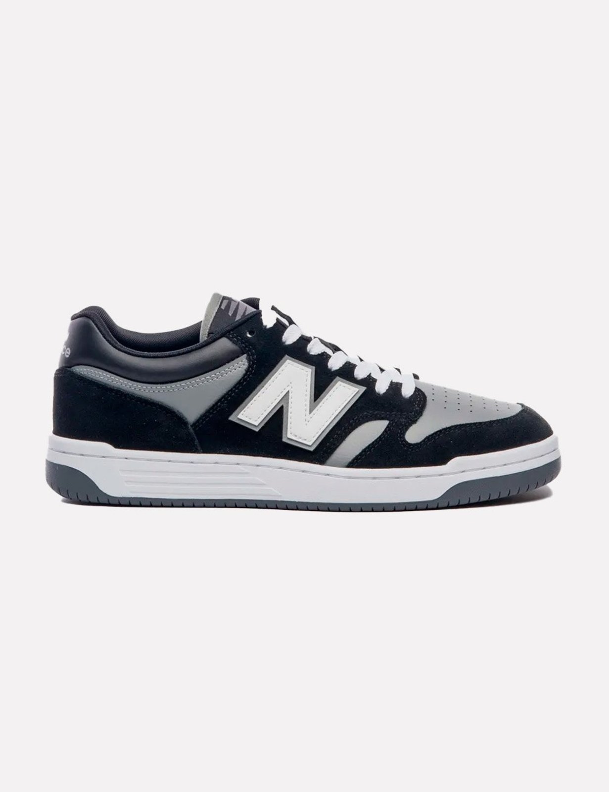 Tênis New Balance unissex 480L Preto/Cinza