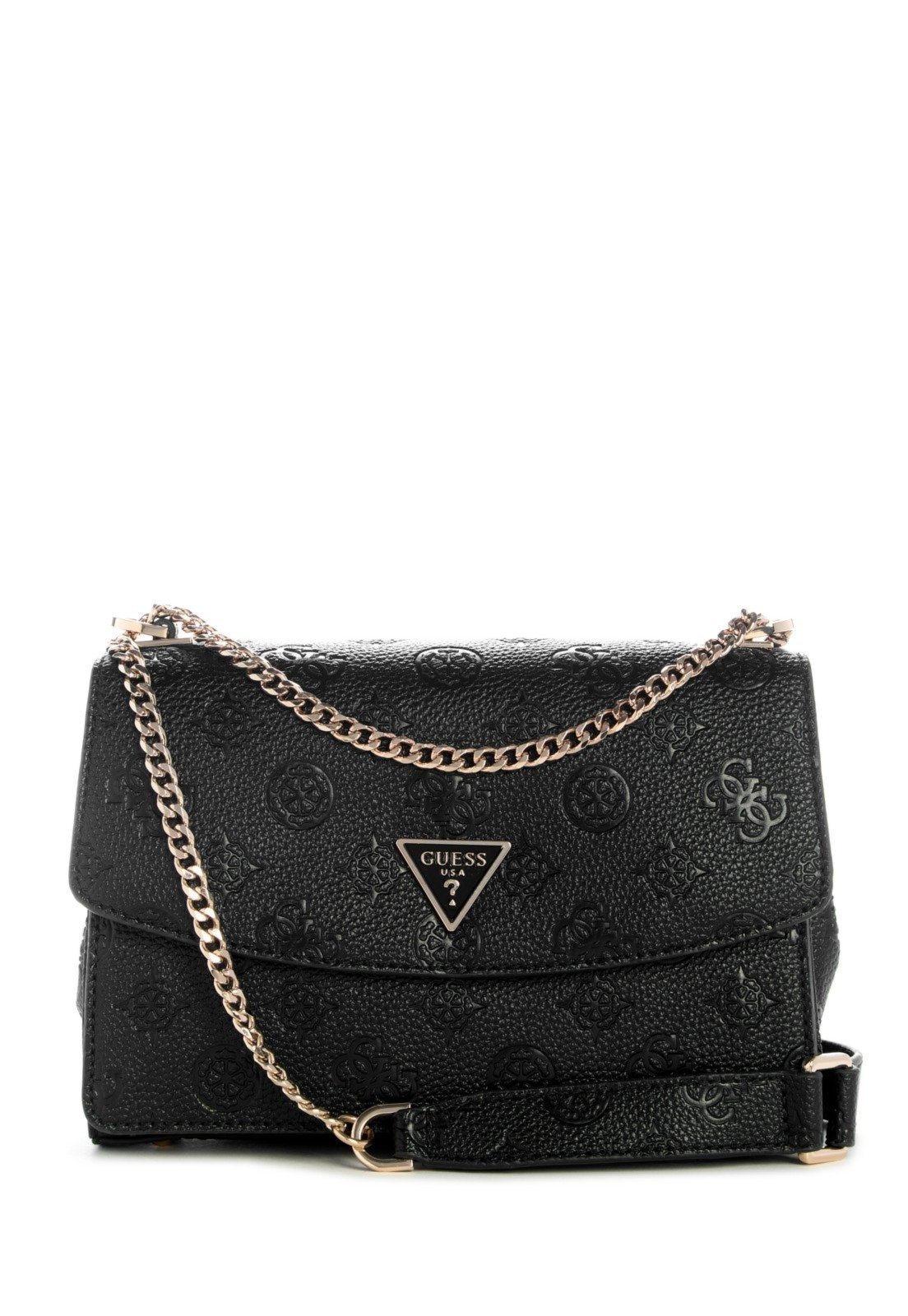 Vista 2 Bolsa Guess Cresidia Ii Transversal Flap preto Guess preto