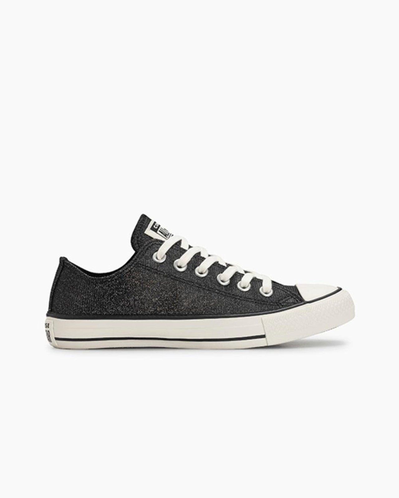 Tênis Chuck Taylor All Star Shine Cano Baixo Preto