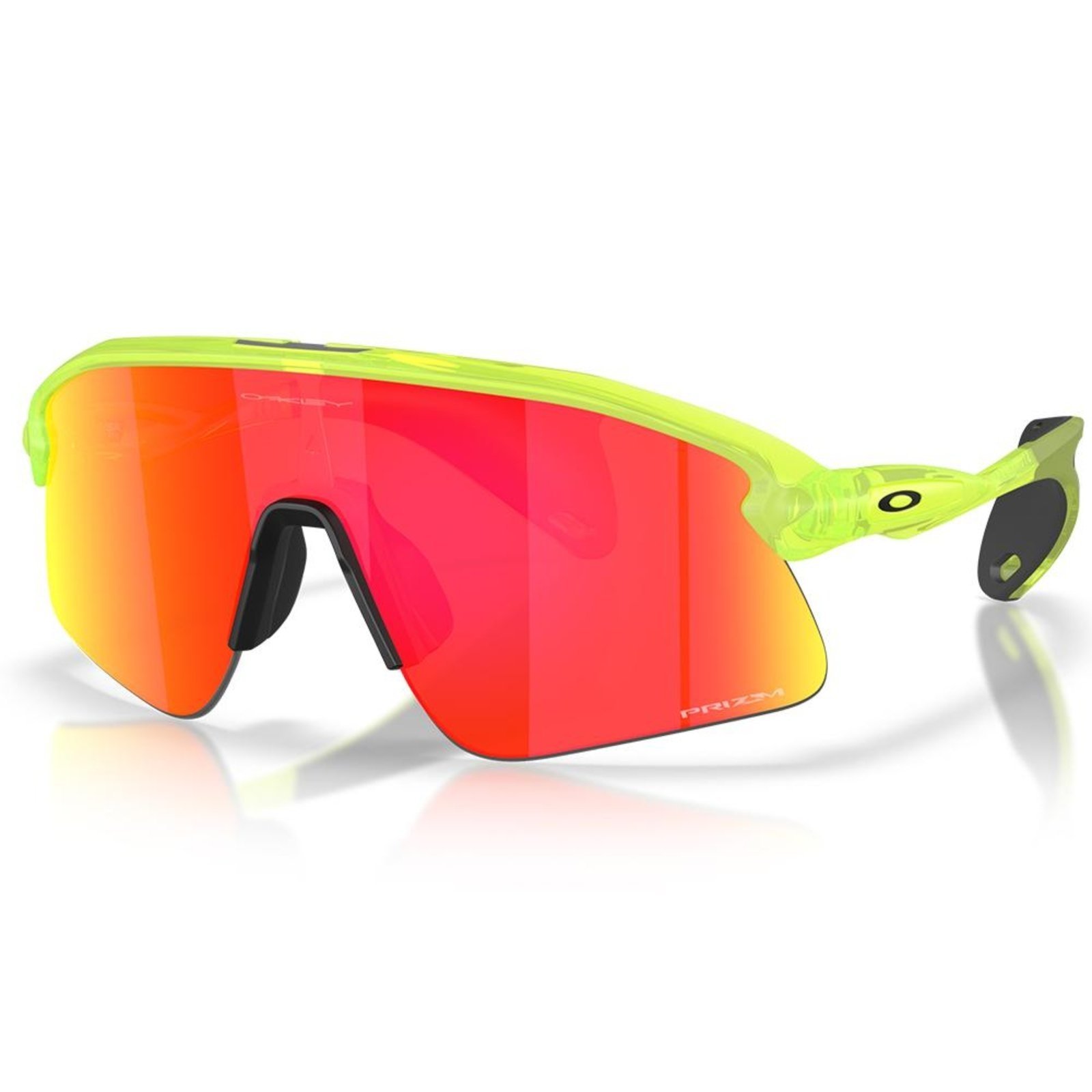 Vista 2 Óculos de Sol Oakley Stunt Devil Matte Uranium Prizm Ruby vermelho Oakley vermelho
