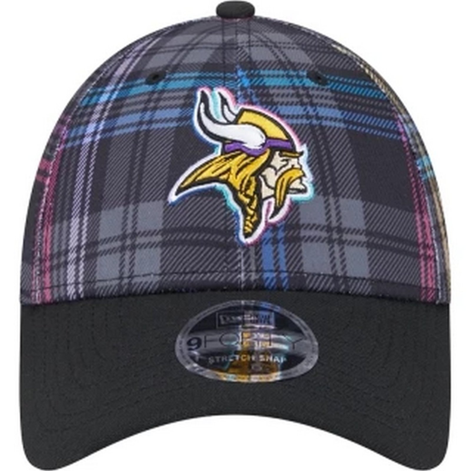 Vista 3 Boné New Era 9FORTY Stretch Snap Minnesota Vikings NFL Crucial Catch 2024 multicolorido new era multicolorido