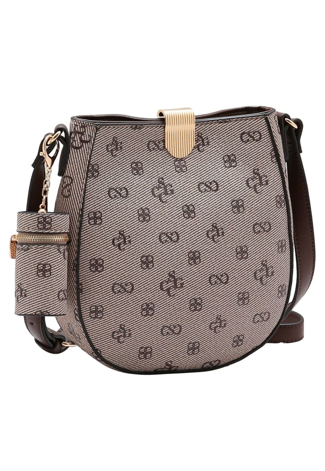 Bolsa Feminina Chenson Monograma Atemporal 3485420 Café