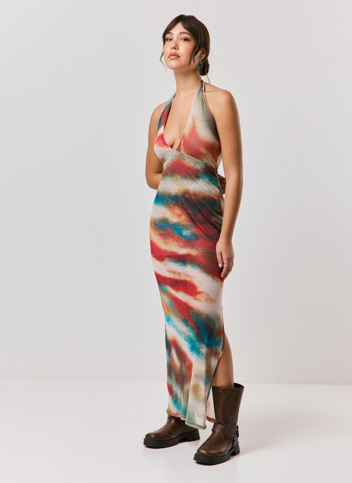 Vestido Frente Única Estampado