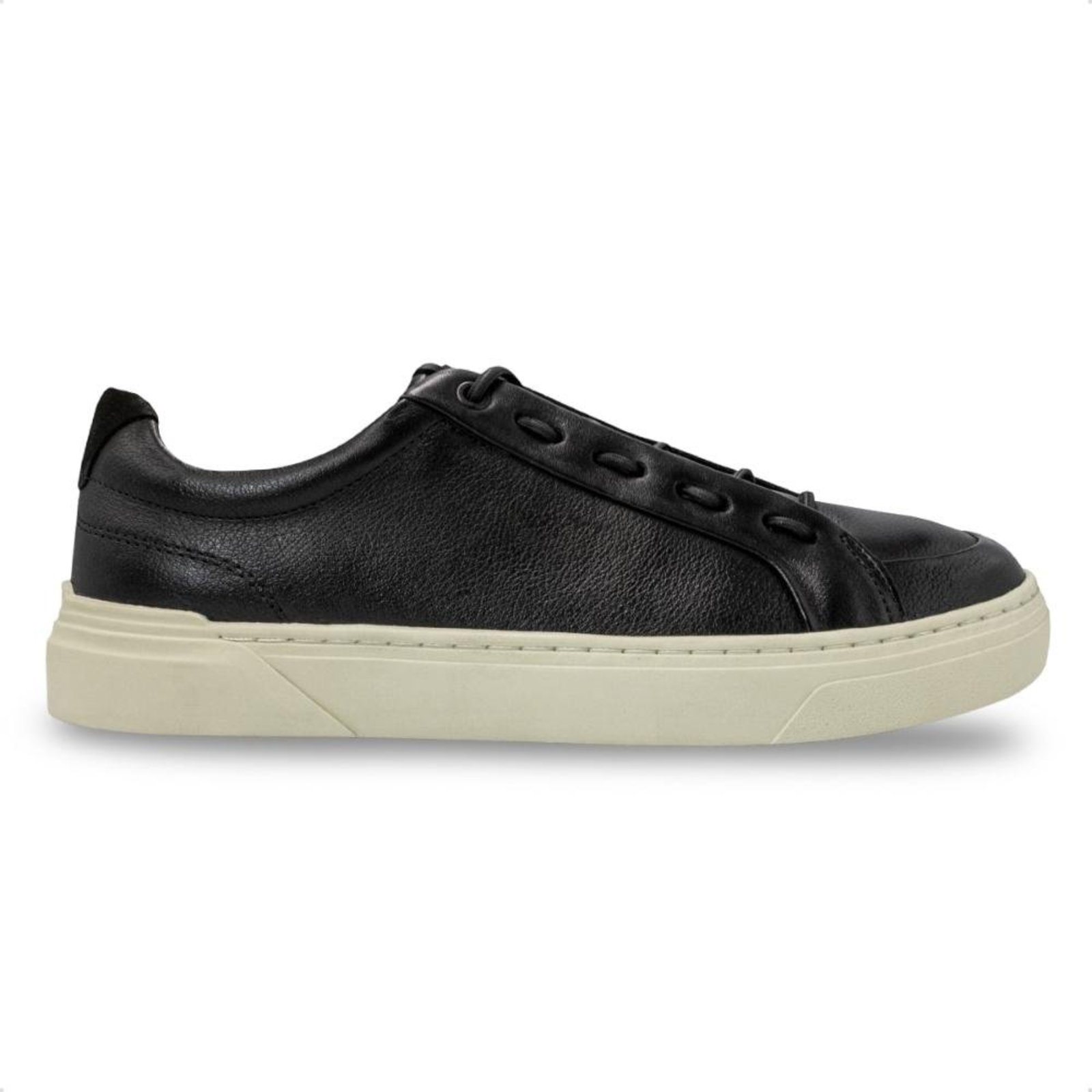 Tênis de Couro Democrata Masculino Bill 240902 Preto