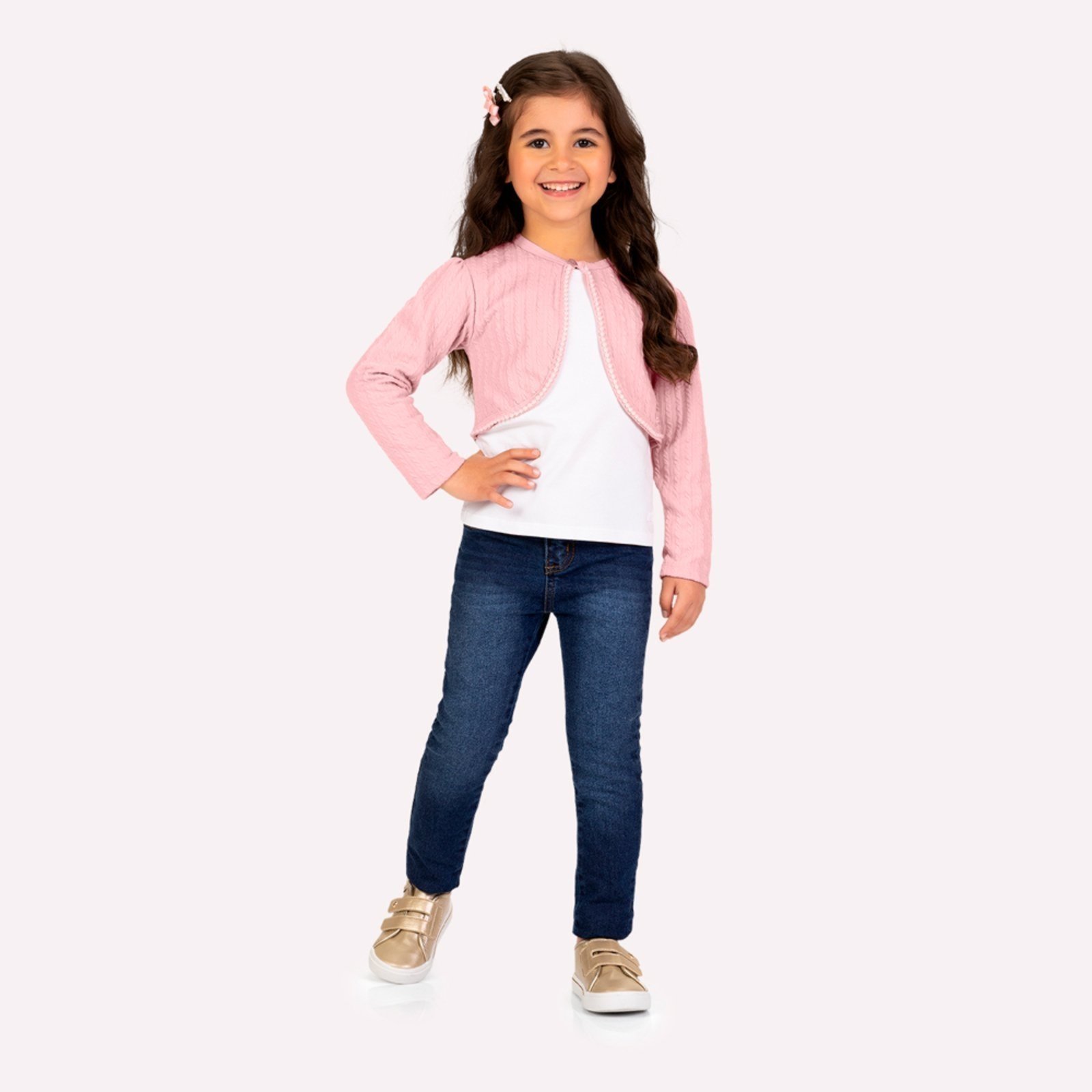 Infantil - Bolero Menina Pérolas Milon