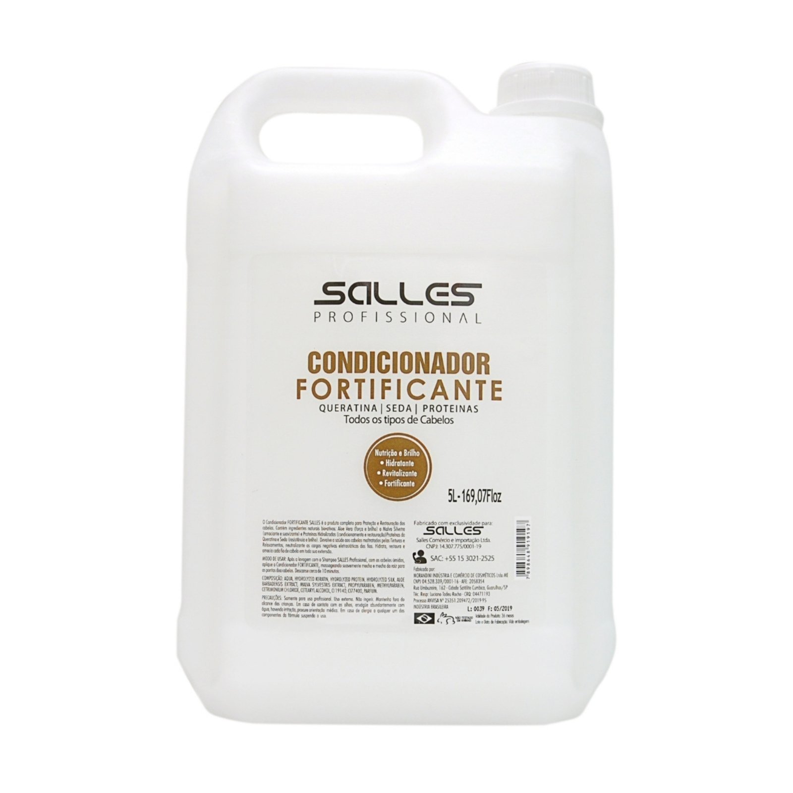 Condicionador Lavatório Fortificante Salles Profissional 5lt