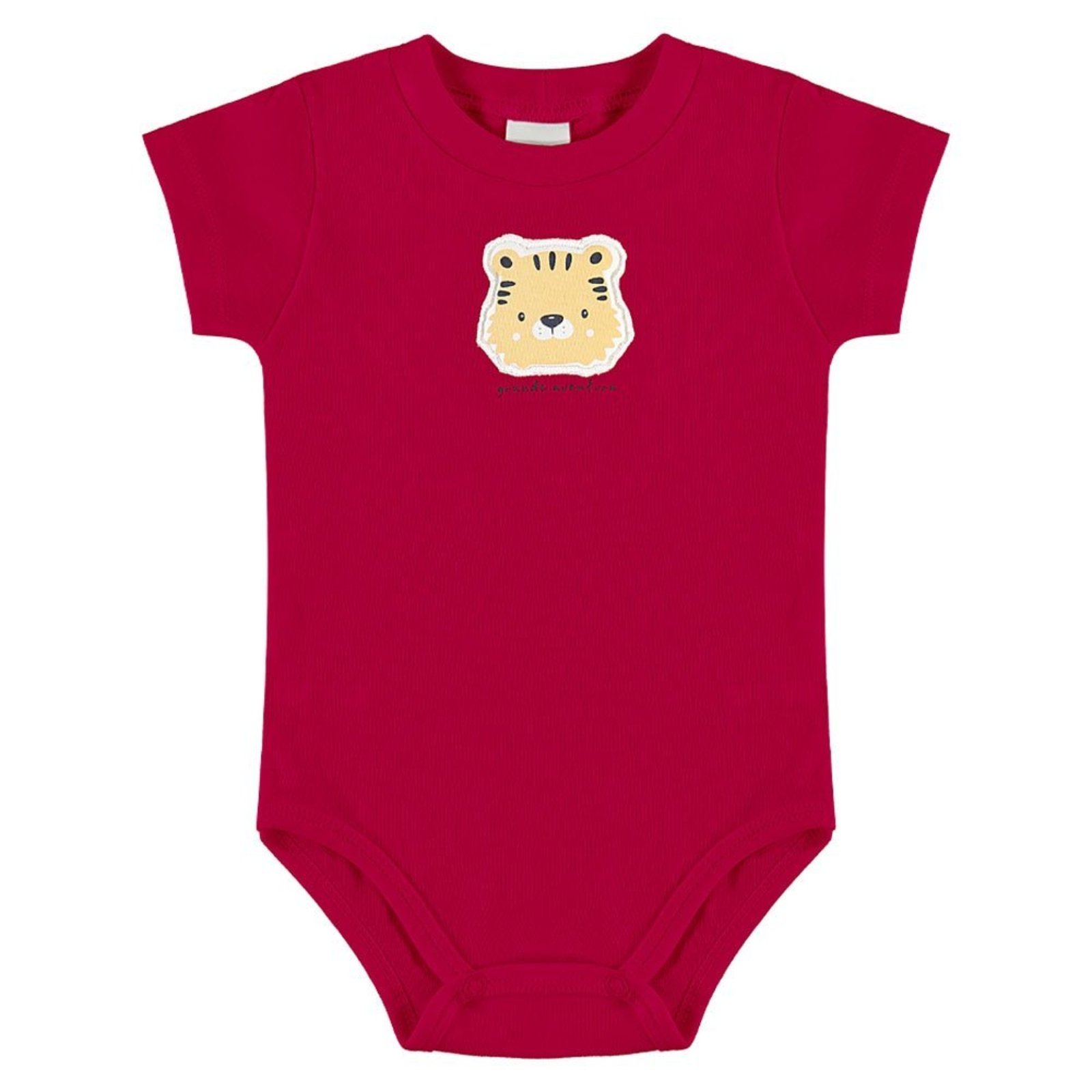 Infantil - Body Vermelho Pulla Bulla Menino - 53652-65