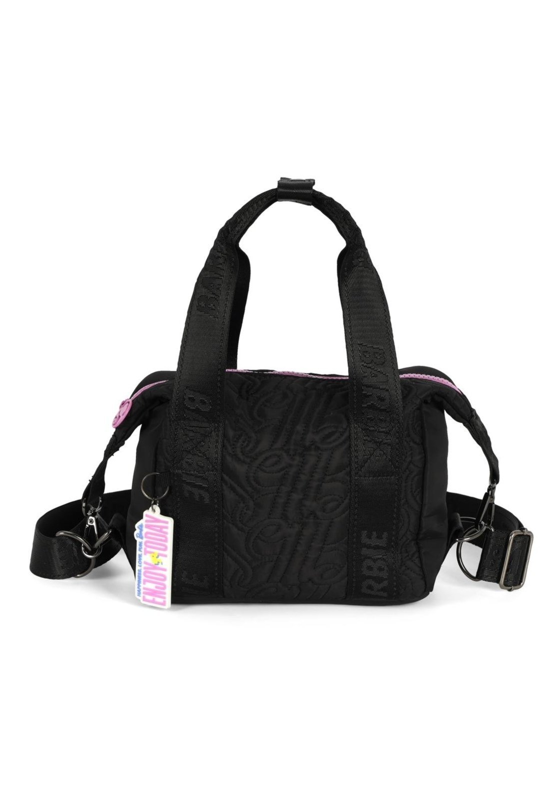 Vista 2 Infantil - Bolsa Bucket Pequena Transversal Náilon Matelasse Barbie Luxcel roxo Luxcel roxo