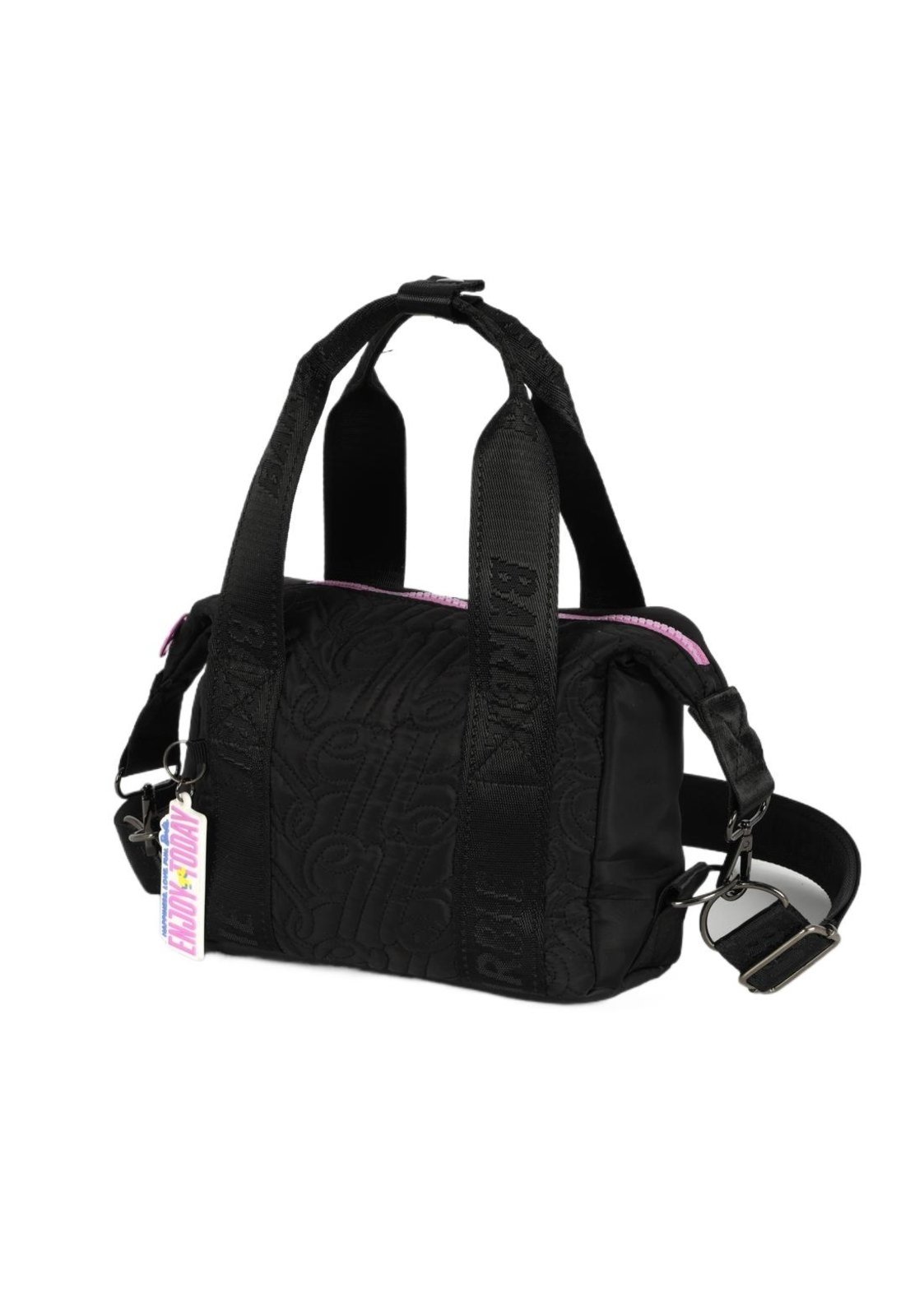Vista 3 Infantil - Bolsa Bucket Pequena Transversal Náilon Matelasse Barbie Luxcel roxo Luxcel roxo