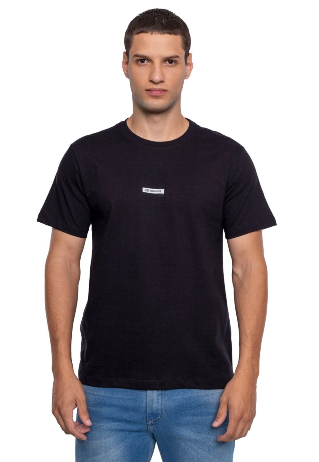 Camiseta Ecko Estampada Preta