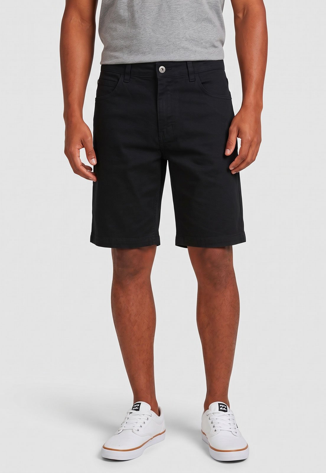 Bermuda Masculina Billabong Jeans 73 Black Preta