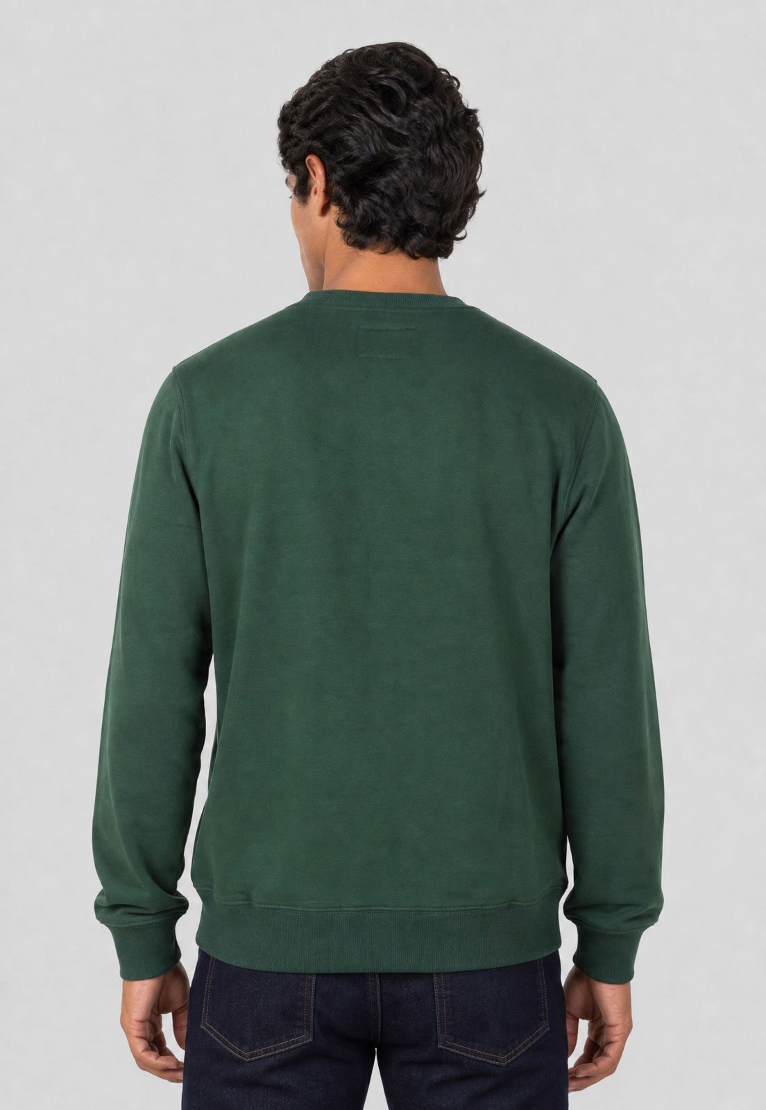 Blusa de Moletom Masculina Quiksilver Logo Verde