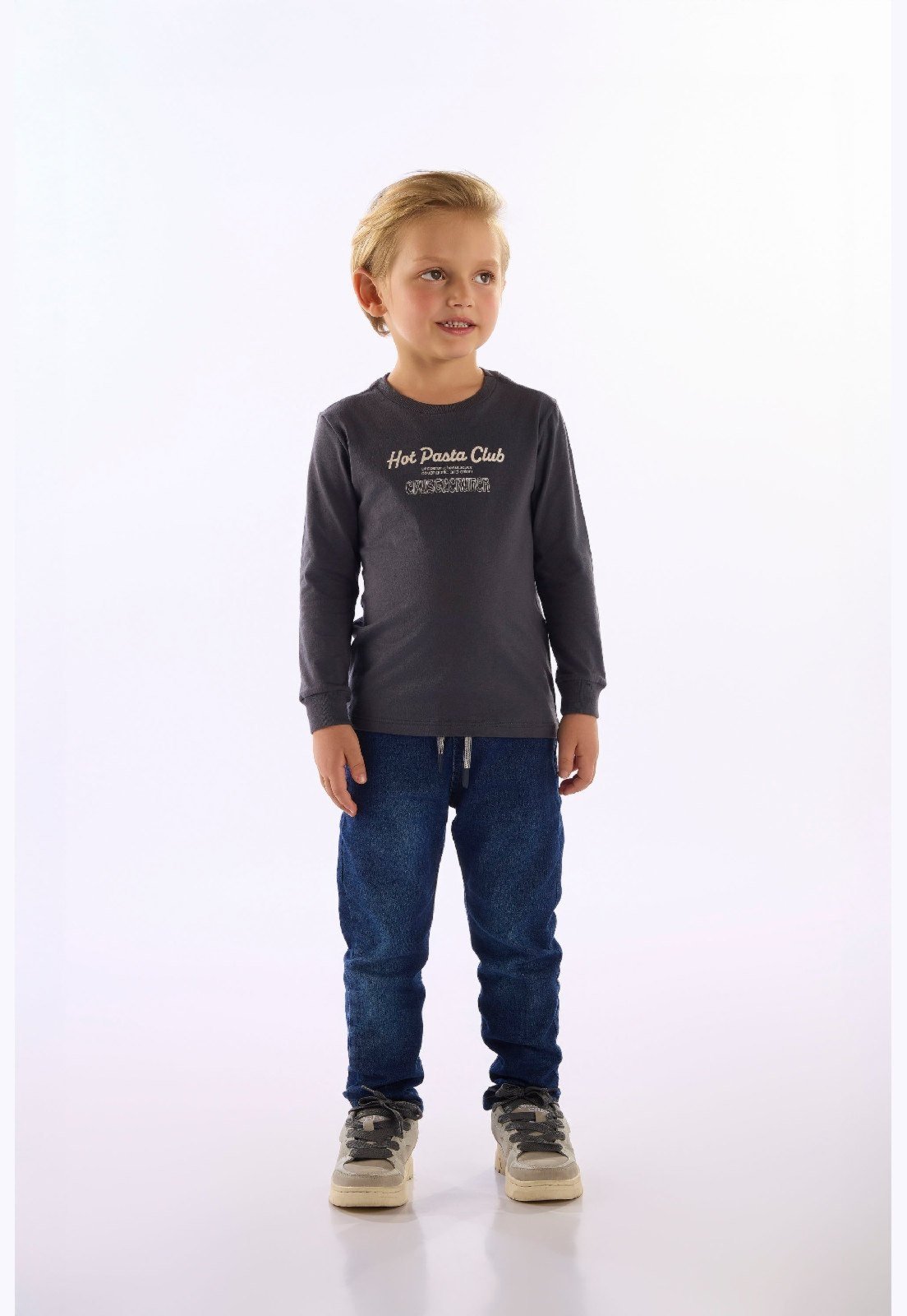 Infantil - Camiseta Hot Pasta Up Baby Marrom