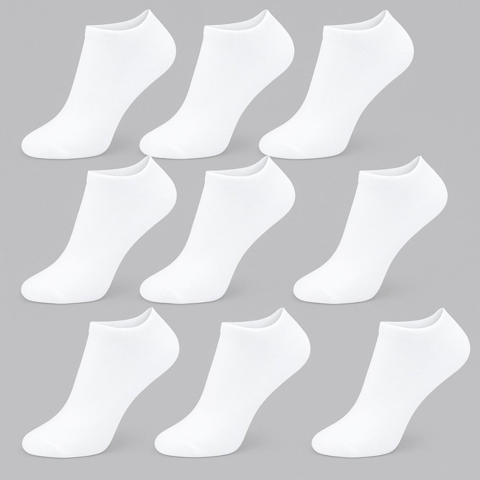 Kit 12 Pares Meias Vih Triny Soquete Branca Feminina Branco