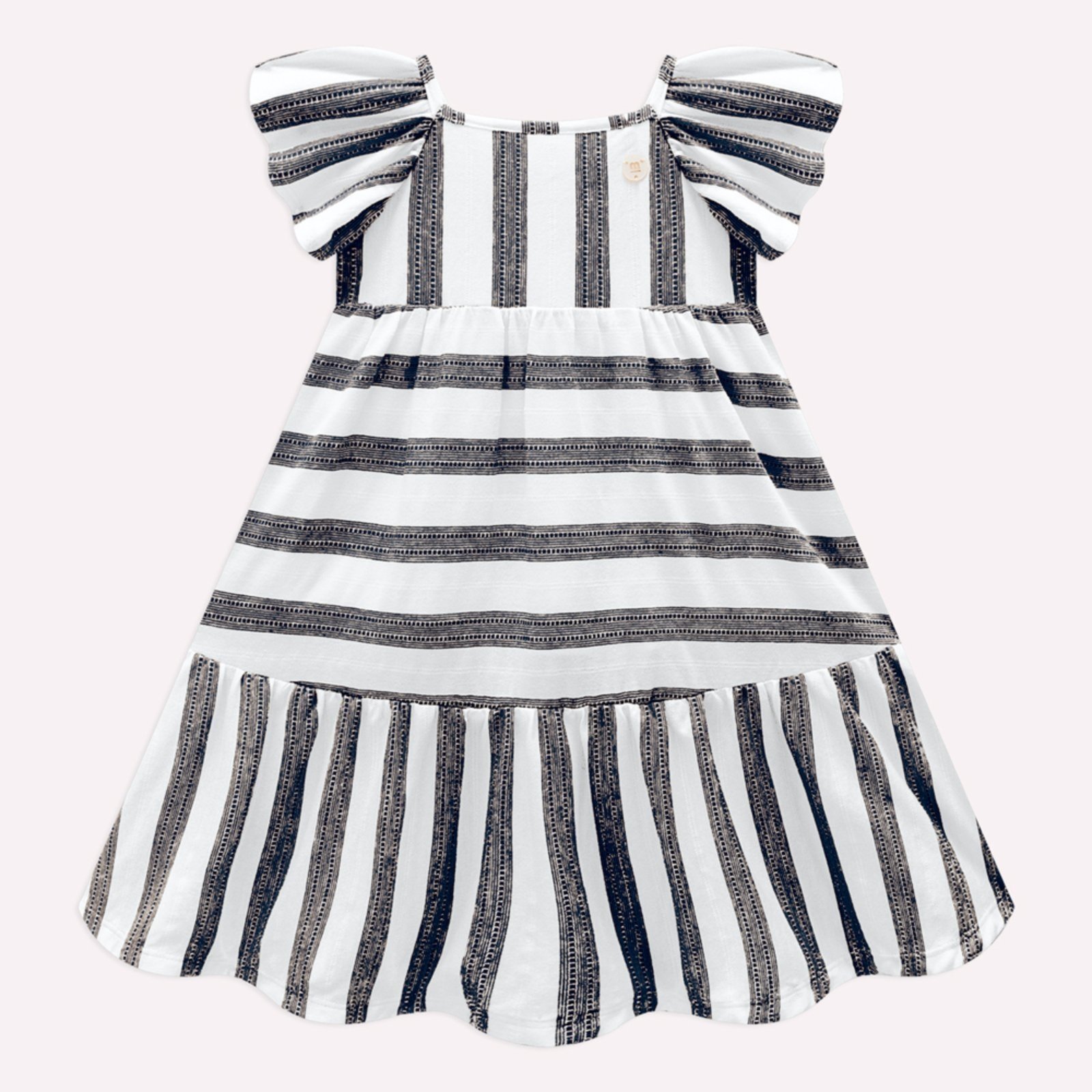 Infantil - Vestido Menina Listras Milon