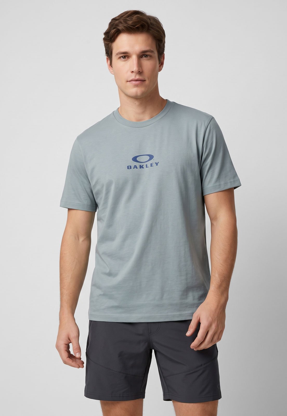 Camiseta Masculina Oakley Bark New Azul