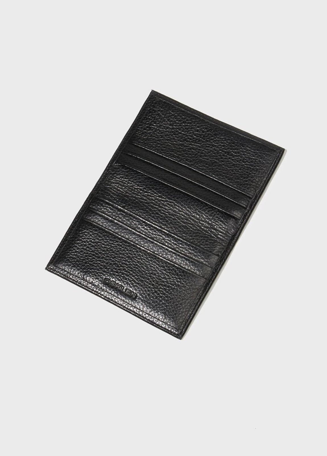 Vista 3 Carteira bifold couro Osklen preto Osklen preto