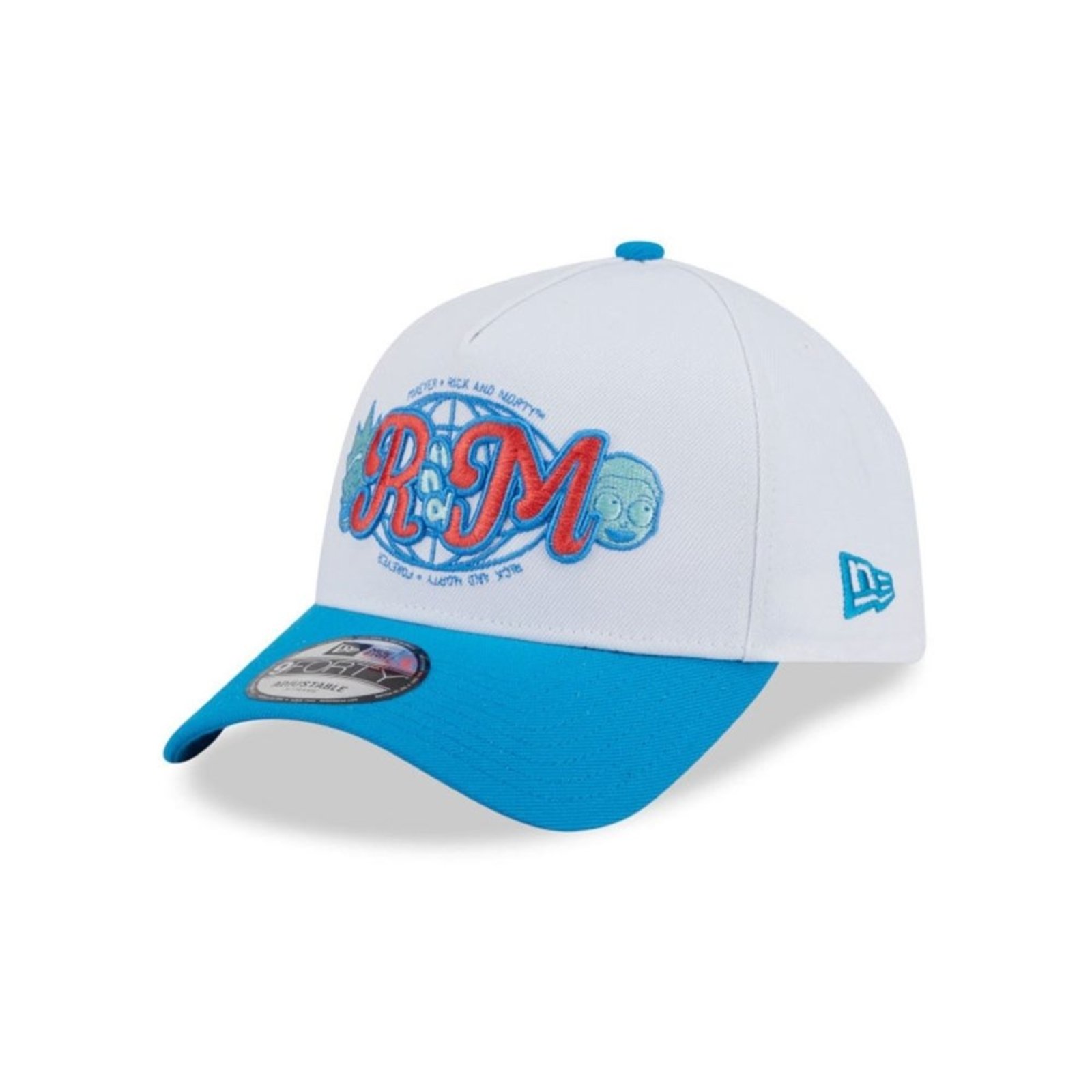 Bone New Era 9FORTY A-FRAME SNAPBACK Rick And Morty Branco