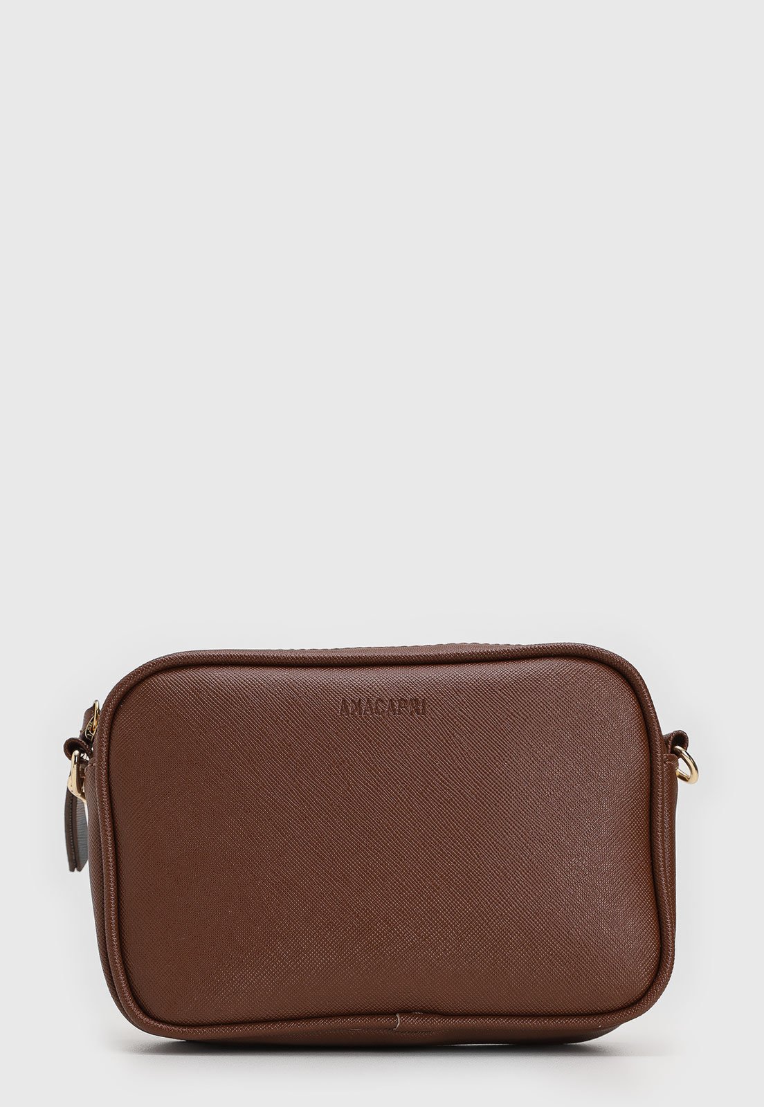 Bolsa Tiracolo Anacapri Detalhe Corrente Marrom