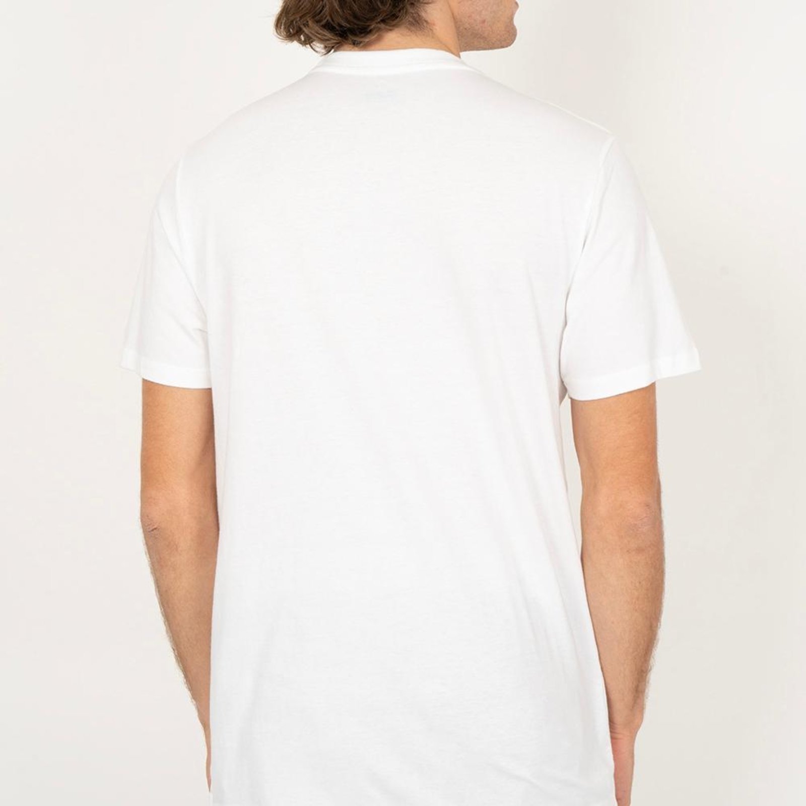 Camiseta Quiksilver Three Logo SM26 Masculina Branco