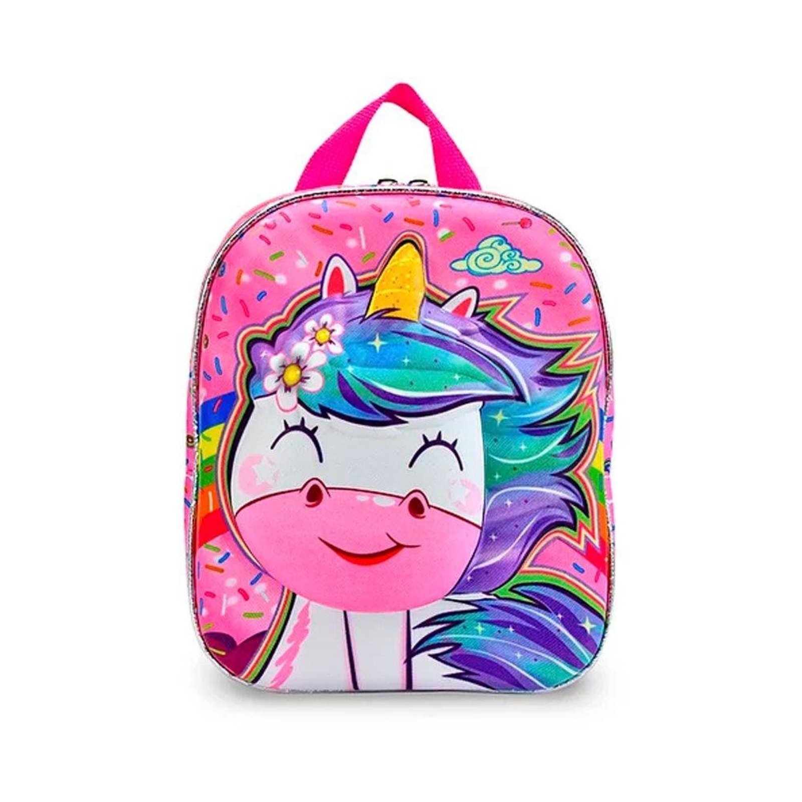 Infantil - Mochila MaxToy Cute Unicorn Sweet Rosa