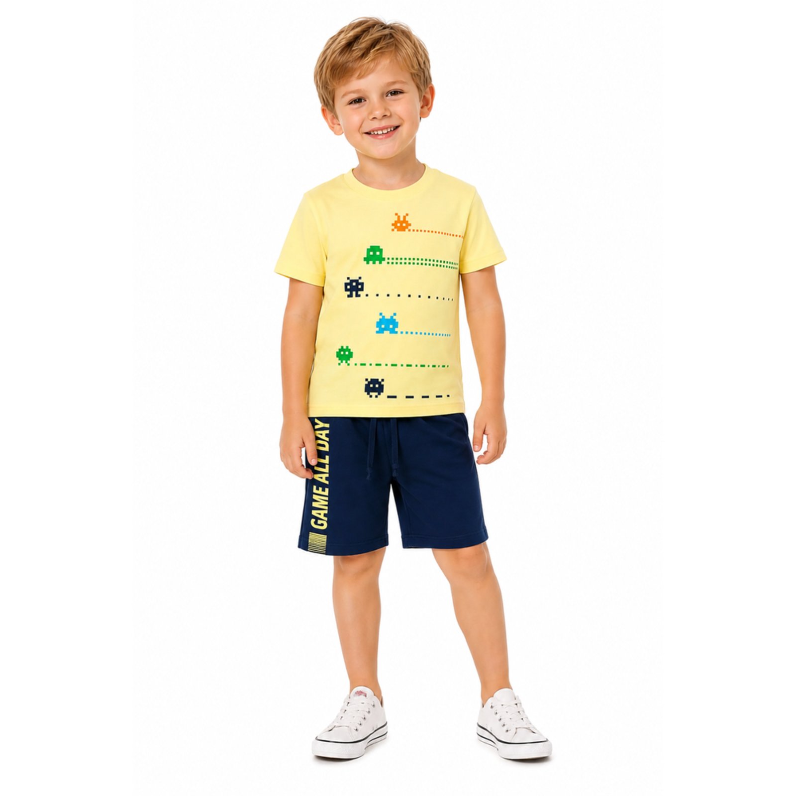 Infantil - Conjunto Menino Verão Game All Day Kangulu