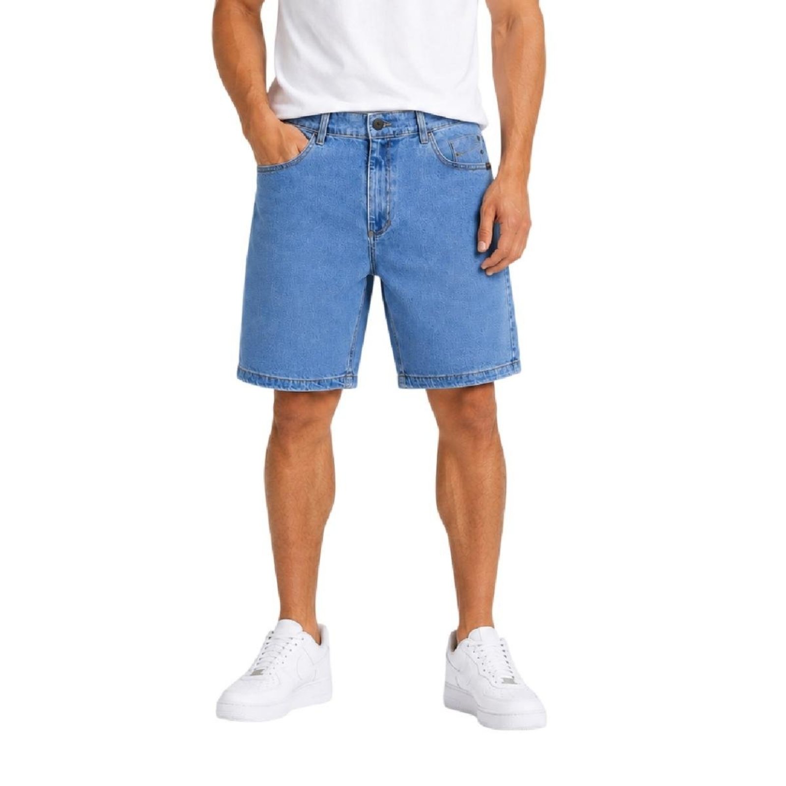Bermuda Reta Pedal Casual Masculina Max Denim 12362 Jeans